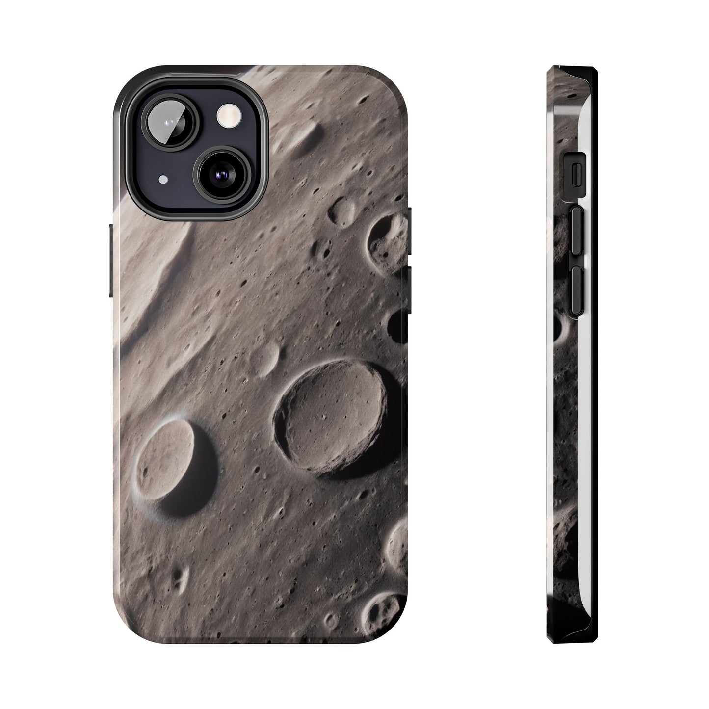 Celestial Moon Surface Tough Phone Case | Durable Space-Themed Design - for iPhone