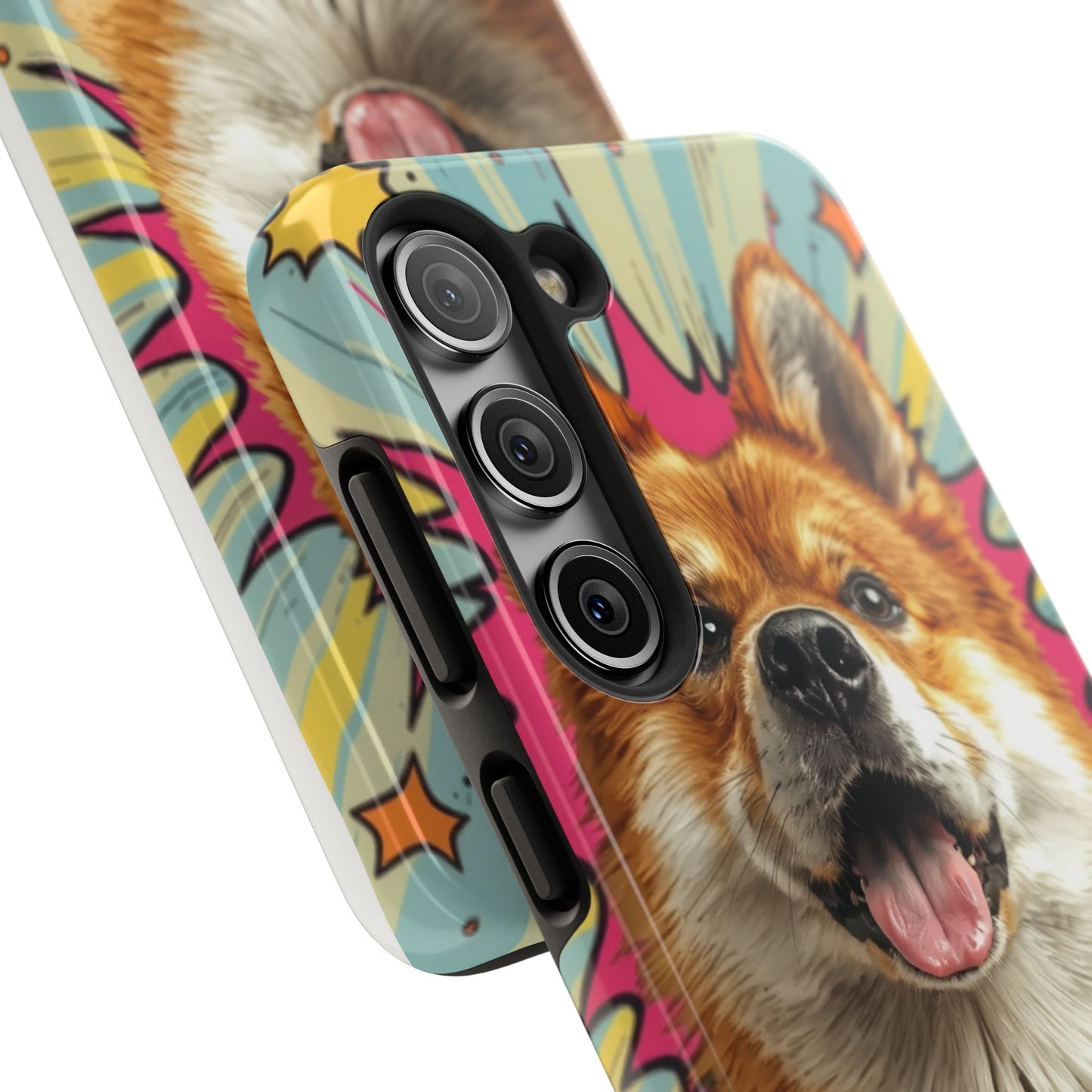 Playful Dog Tough Phone Case - Durable & Stylish Pet Lover Gift