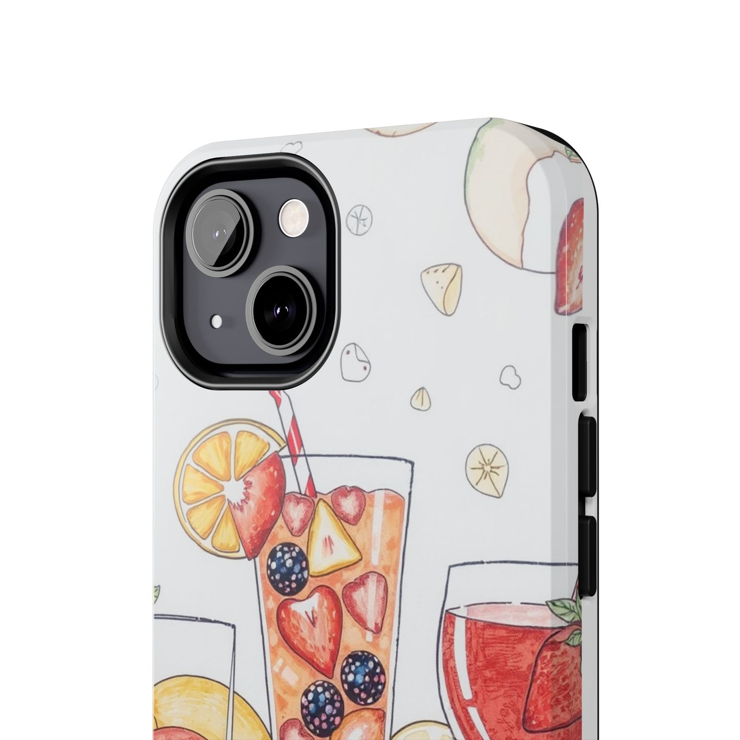 Colorful Fruit Cocktail Tough Phone Case - Perfect for Summer Vibes