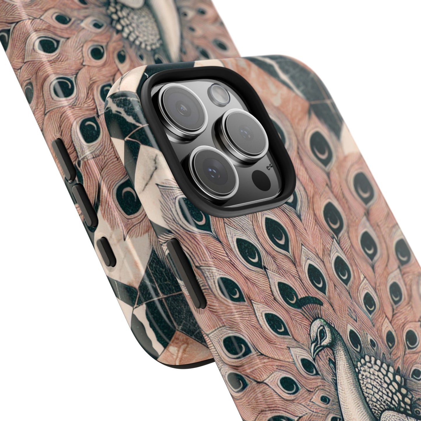 Peacock Tough Phone Case | Stylish & Durable Artwork - for iPhone