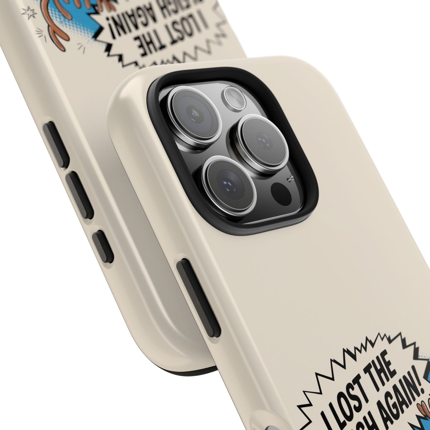 Festive Phone Case: "I Lost the Sleigh Again!" for iPhone