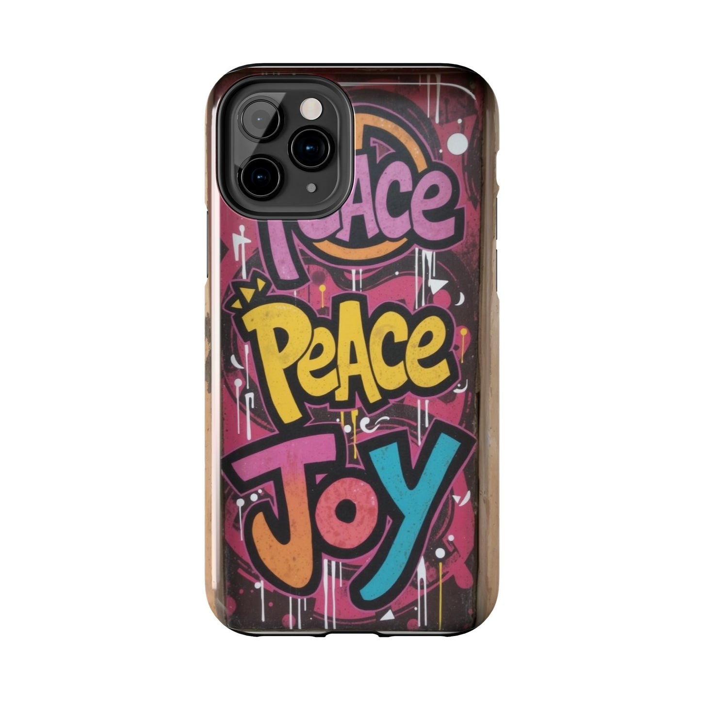 Colorful Peace Joy Tough Phone Case