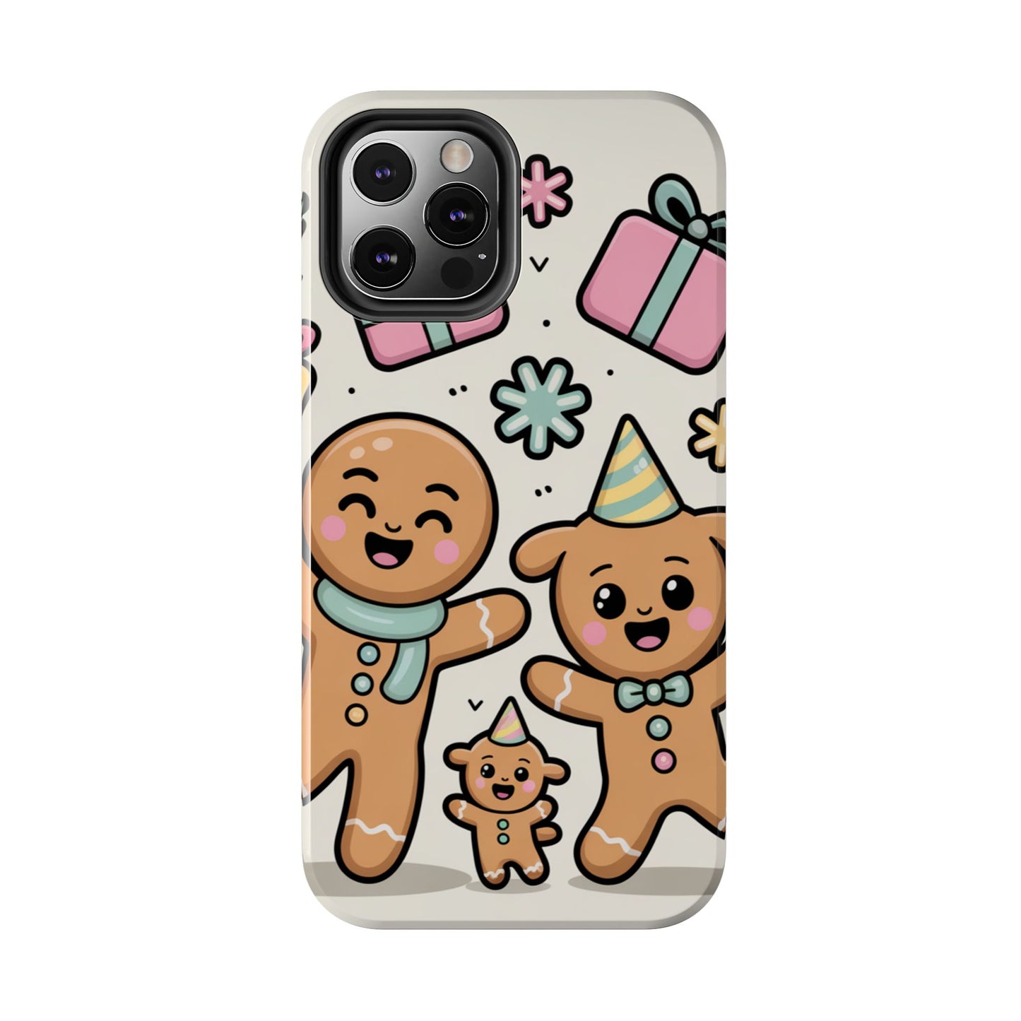 Gingerbread Family Dancing Holiday Phone Case
