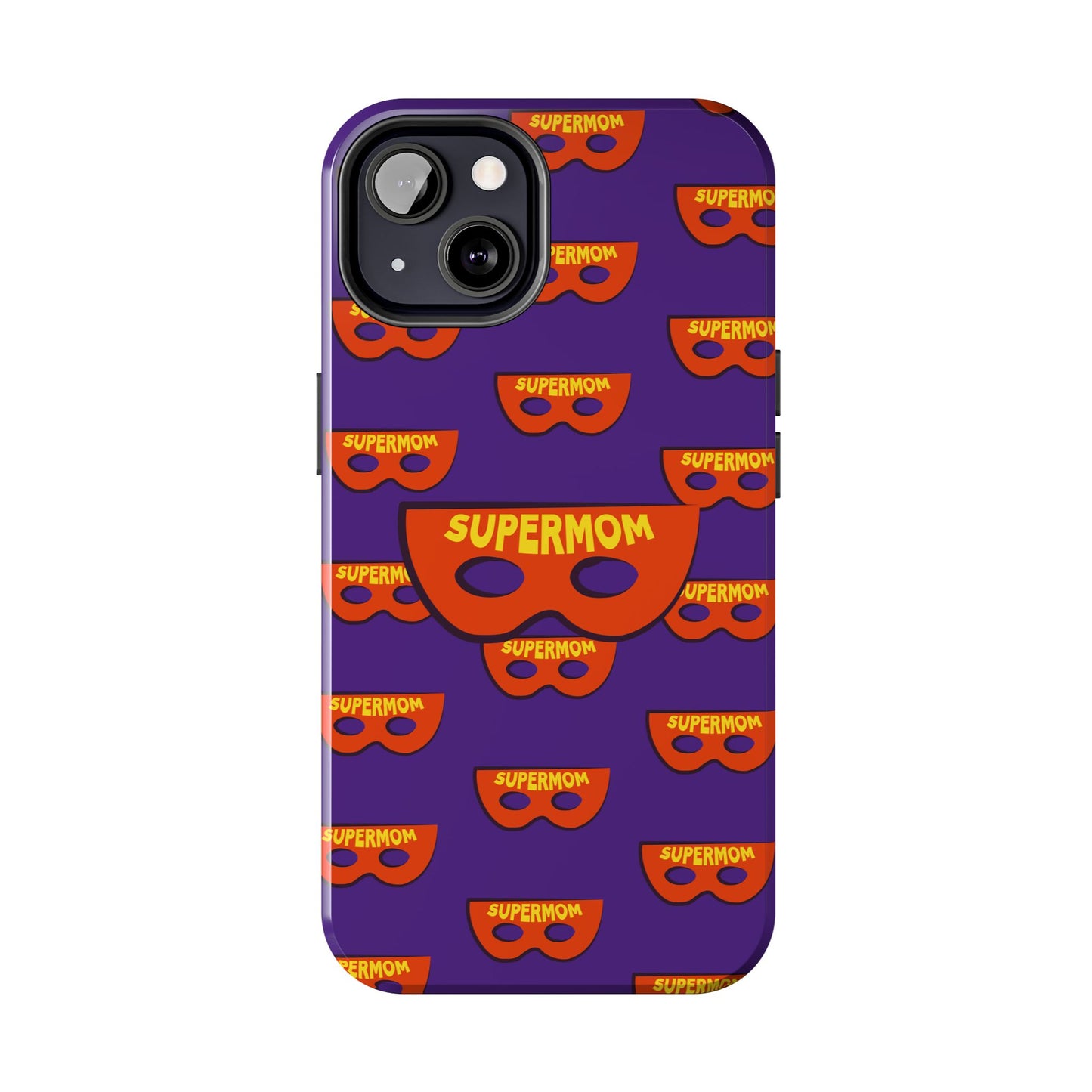 Supermom Tough Phone Case - Durable Protection with Fun Design - for iPhone