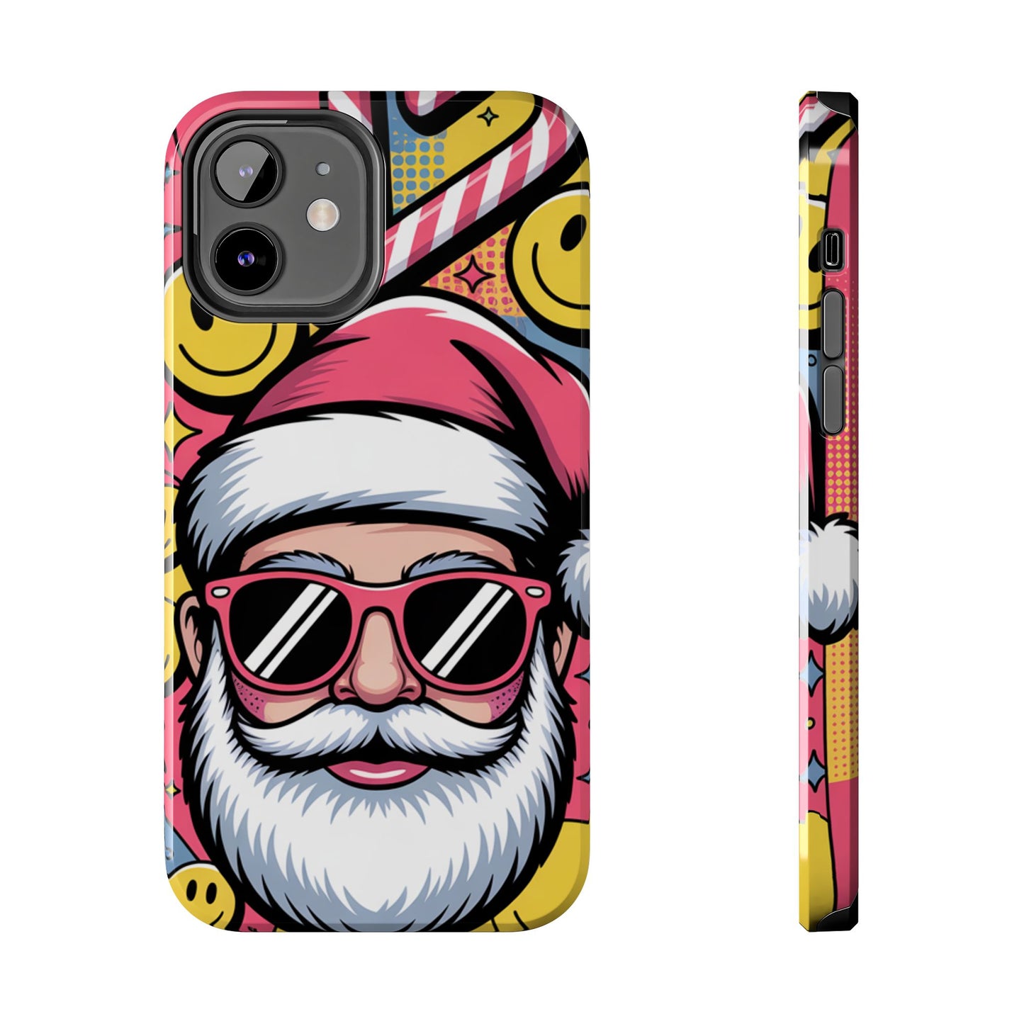 Pop Art Santa Sunglasses Tough Phone Case for Holiday Vibes