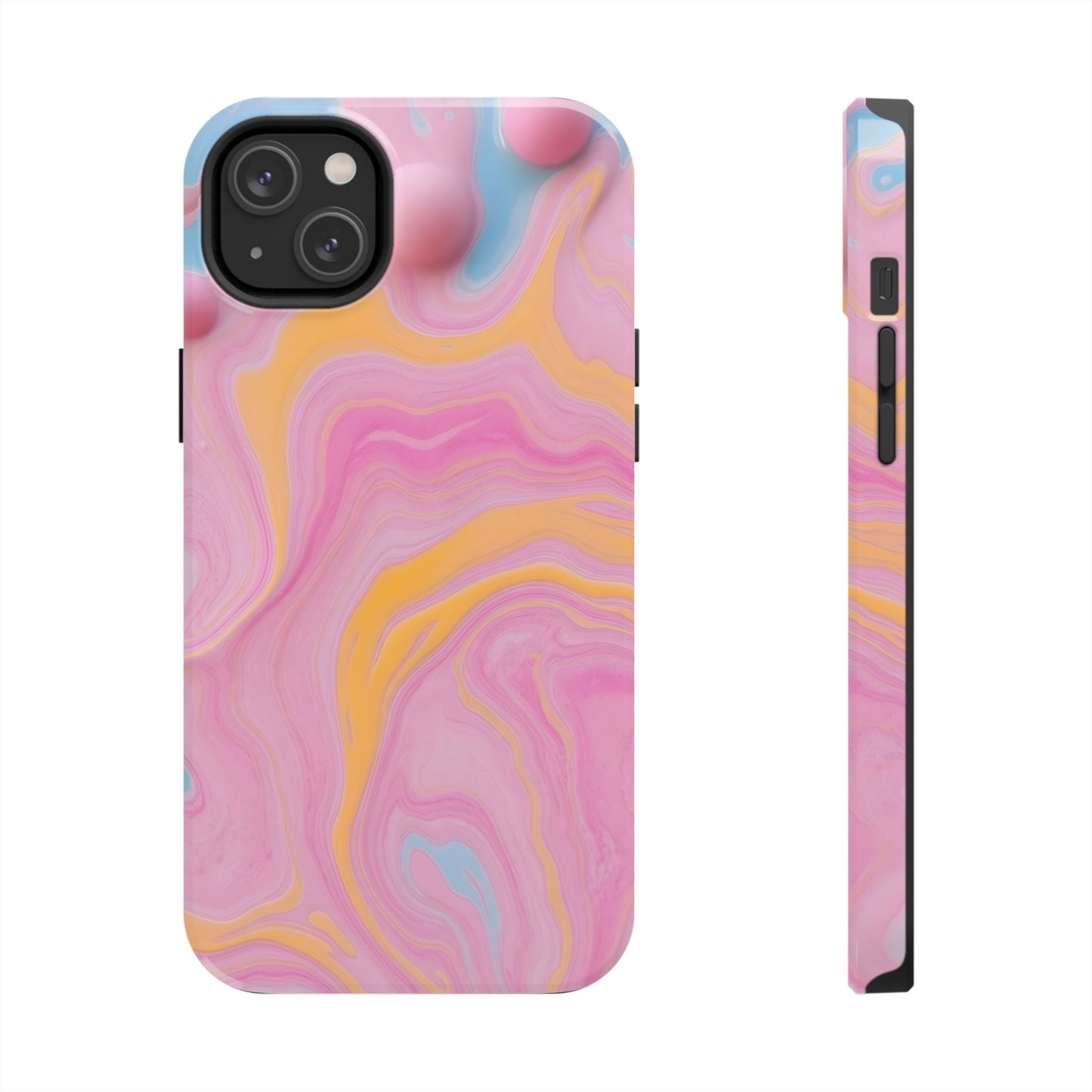 Liquid Candy Abstract Tough Phone Case - Durable Protection with Artistic Design - for iPhone