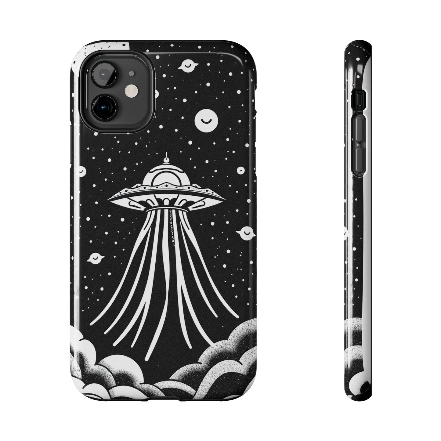 Galaxy UFO Tough Phone Case - Durable Protection with Unique Space Design