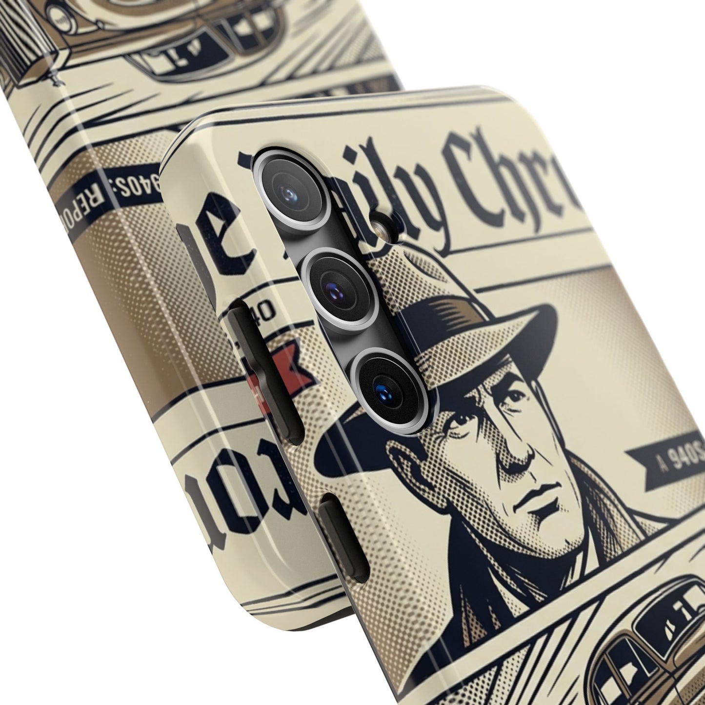 Old Newspaper Tough Phone Case