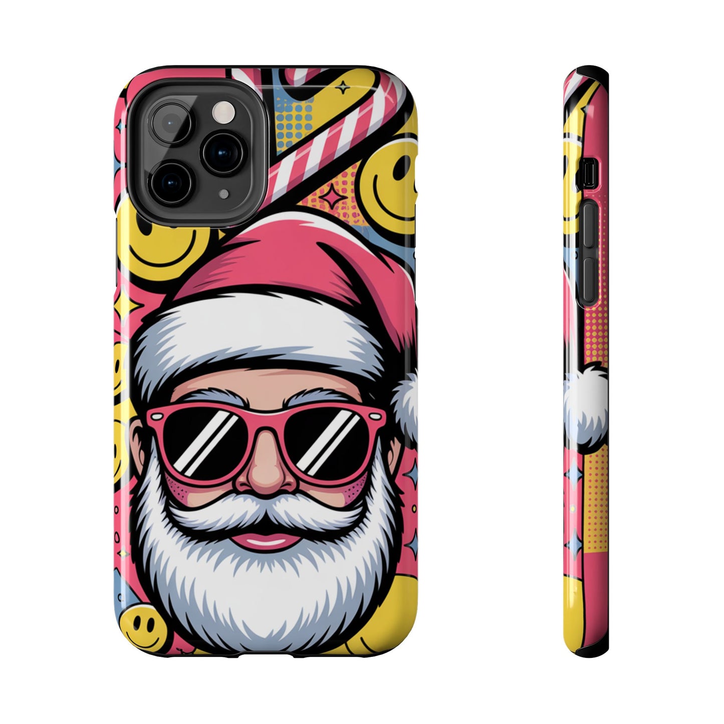 Pop Art Santa Sunglasses Tough Phone Case for Holiday Vibes