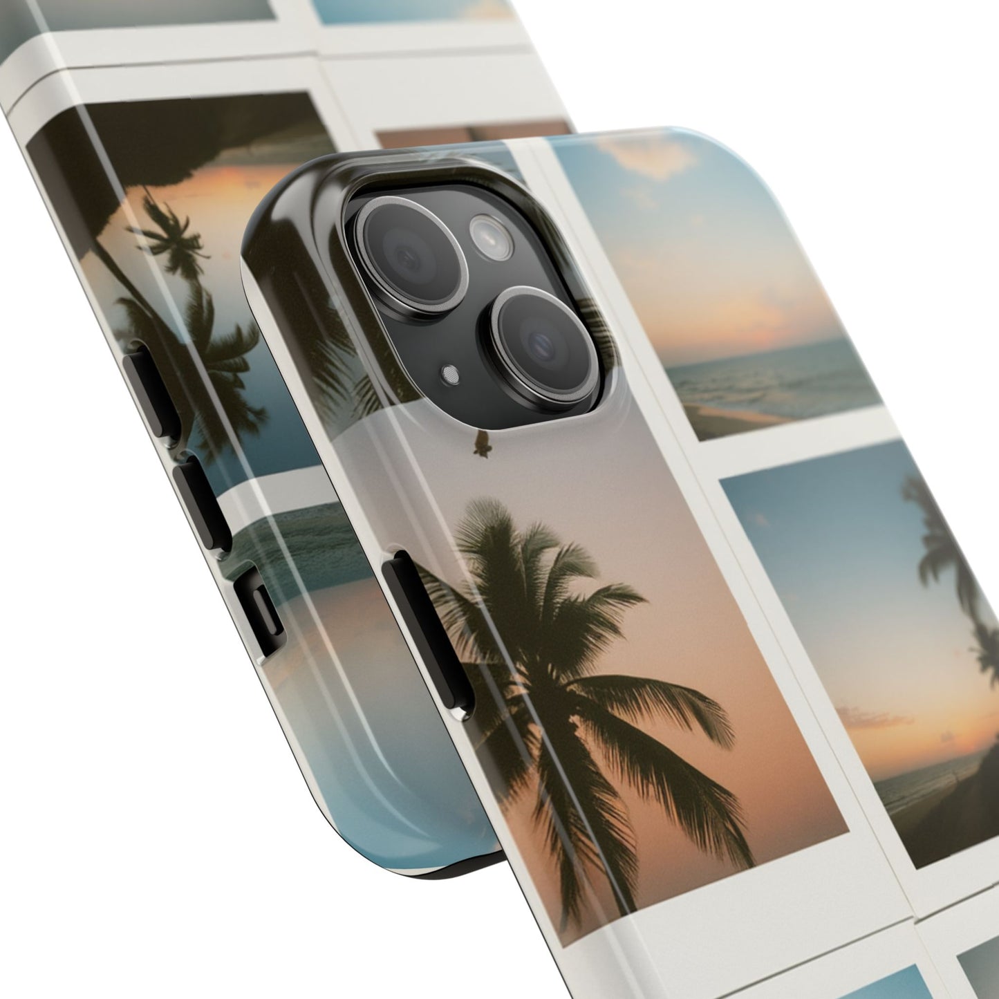 Tropical Sunset Tough Phone Case - Beach Vibes for Summer Adventures