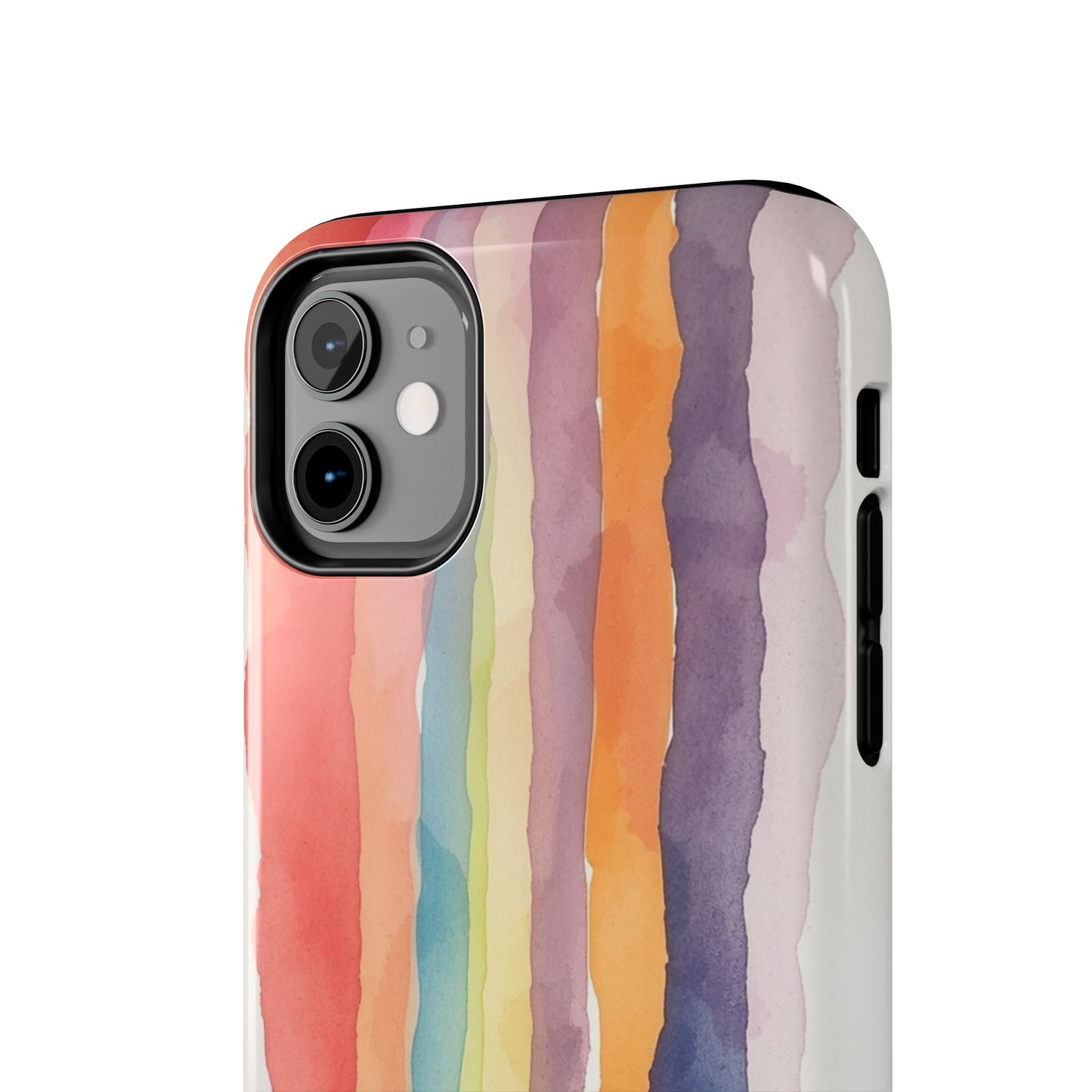 Colorful Watercolor Tough Phone Case - Stylish and Durable Cover for Creative Souls