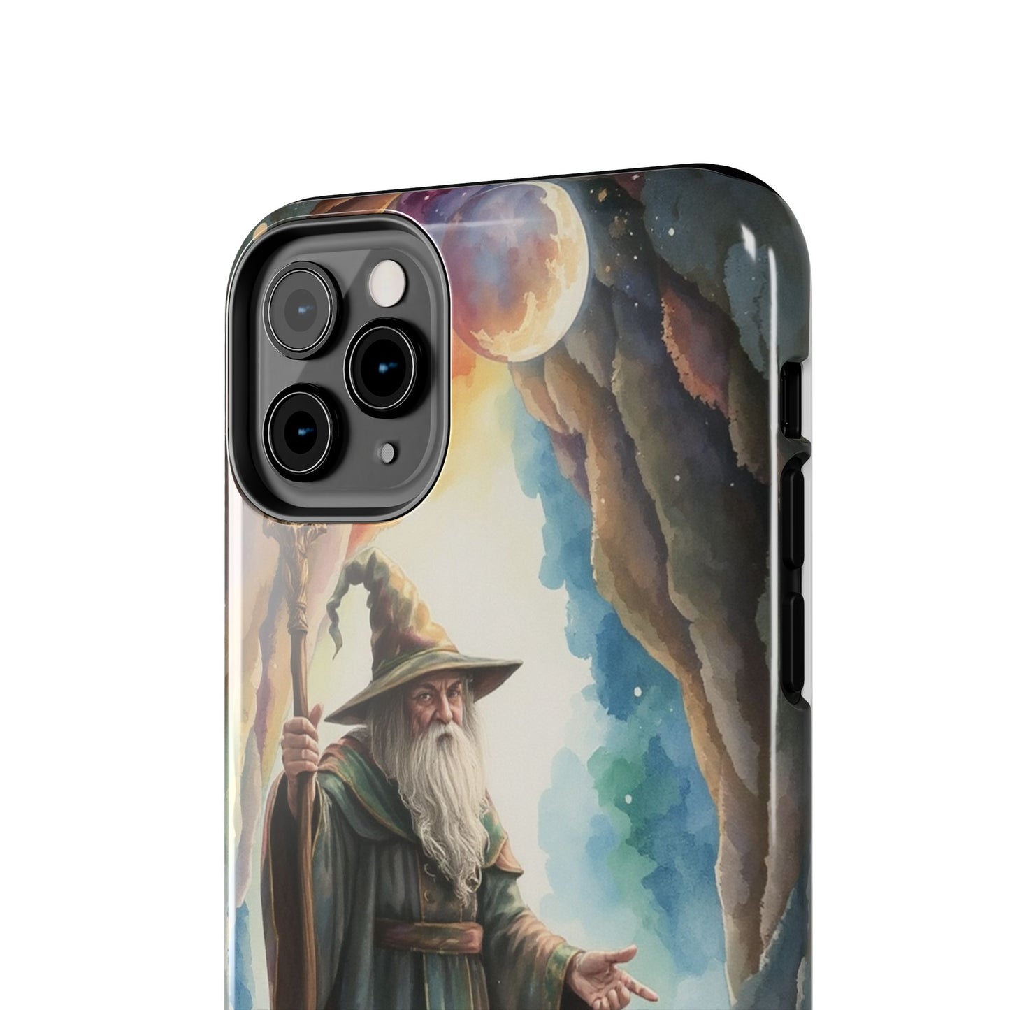 Magical Wizard Phone Case - Tough, Durable Phone Cover for Fantasy Lovers, Geek Gift, Unique Design, Celestial Phone Accessory