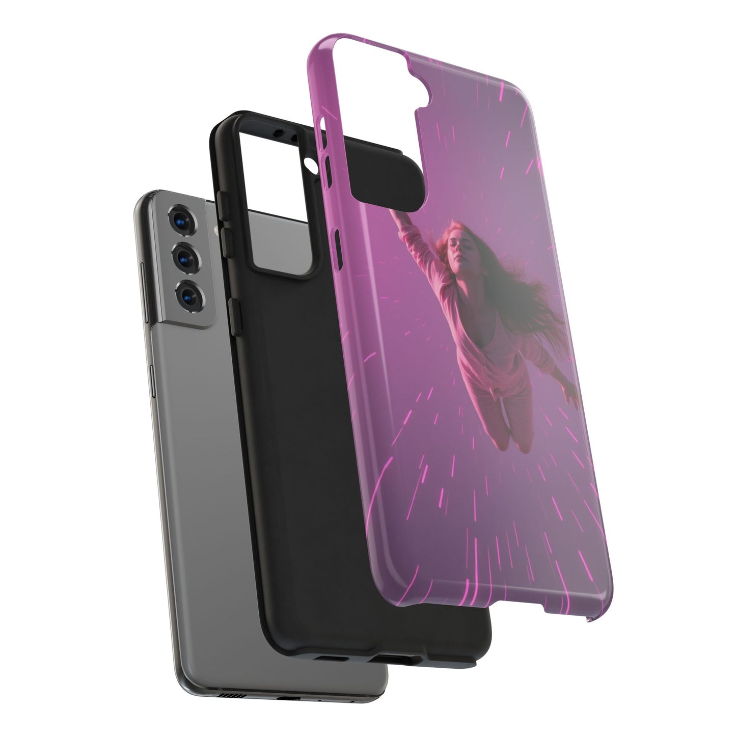 Inspirational Tough Phone Case - Cosmic Dreamer Design