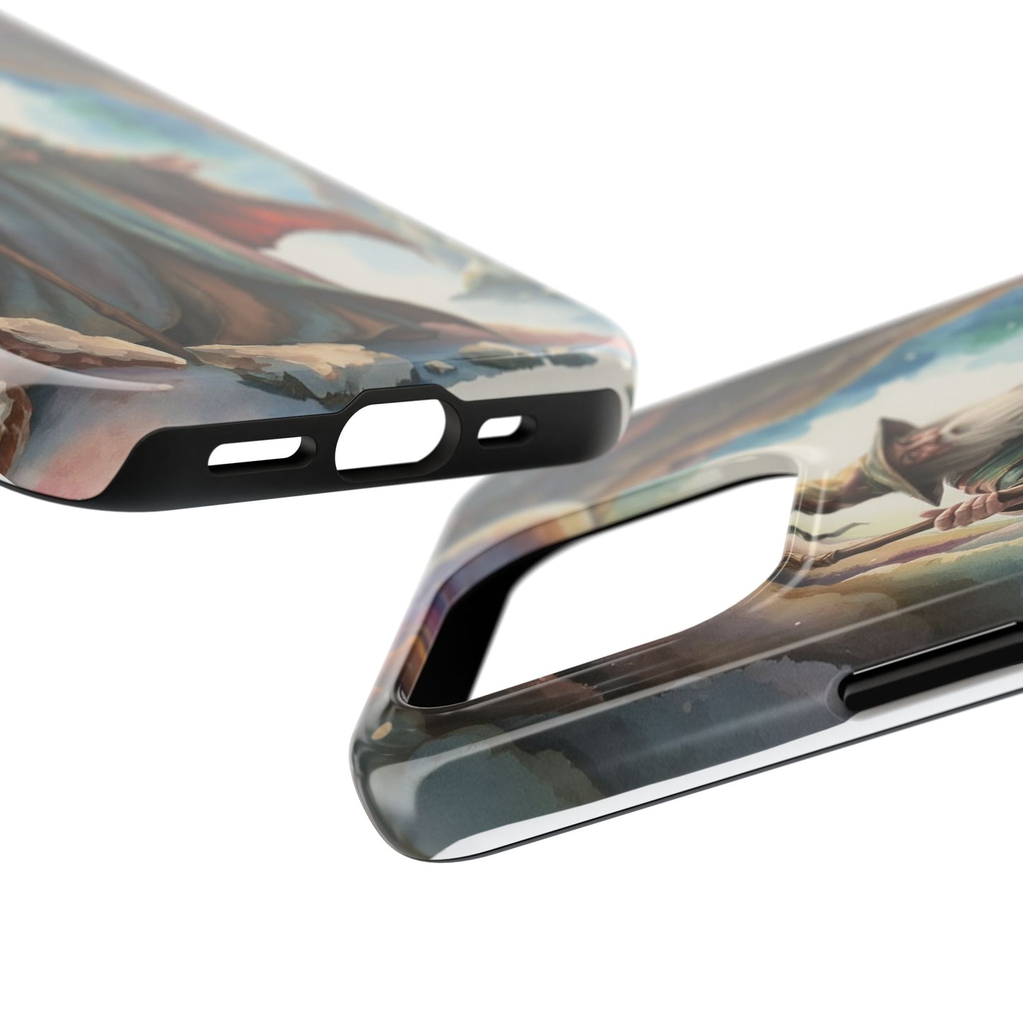 Magical Wizard Phone Case - Tough, Durable Phone Cover for Fantasy Lovers, Geek Gift, Unique Design, Celestial Phone Accessory