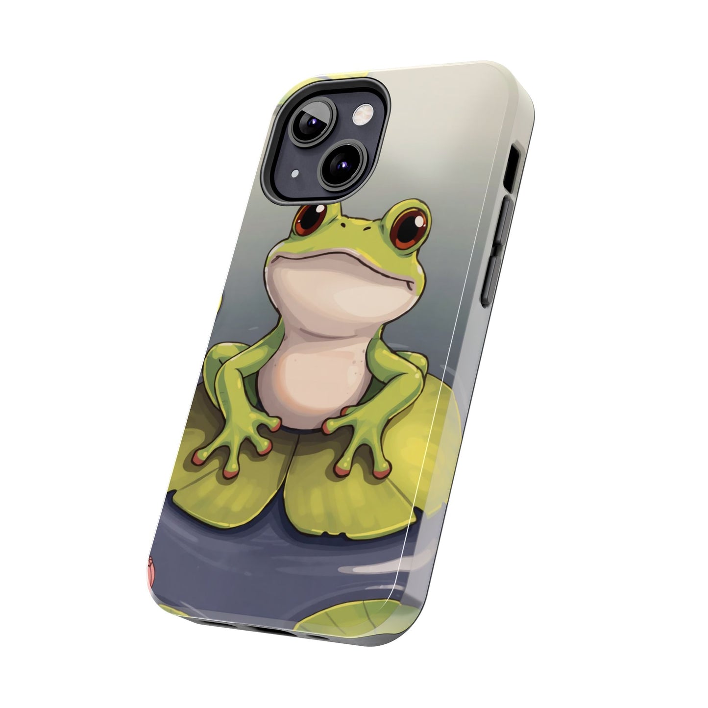 Cute Frog Tough Phone Case - Durable Protection with Nature Vibe