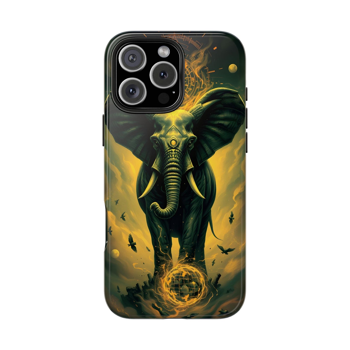 Majestic Elephant Clouds Tough Phone Case - Durable Protection with Bold Design - for iPhone