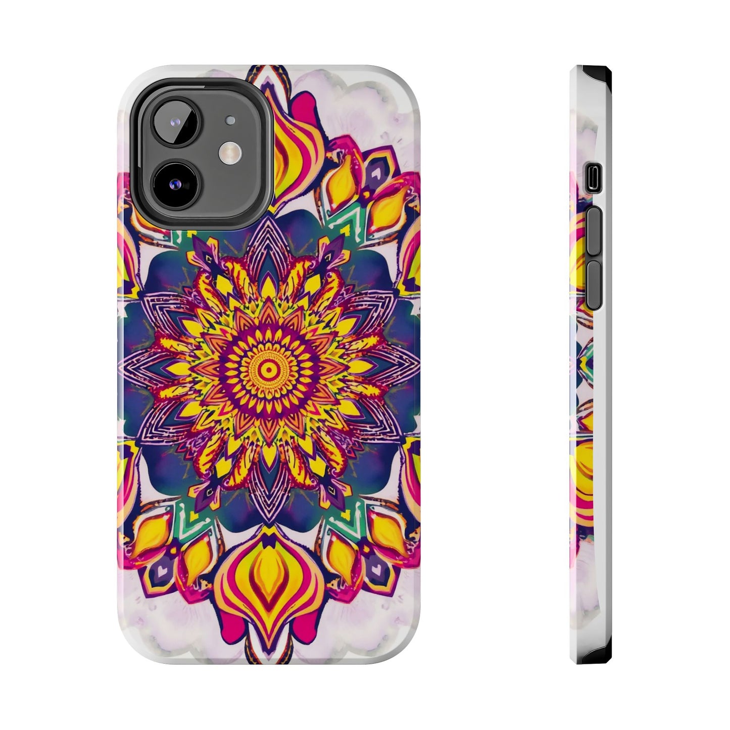 Vibrant Mandala Tough Phone Case - Boho Style Protection - for iPhone