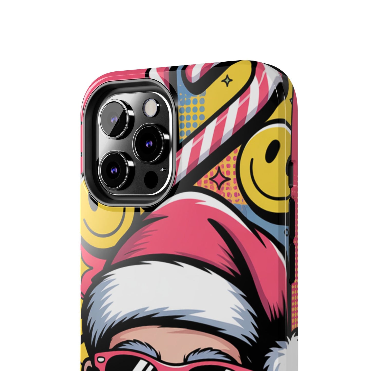 Pop Art Santa Sunglasses Tough Phone Case for Holiday Vibes