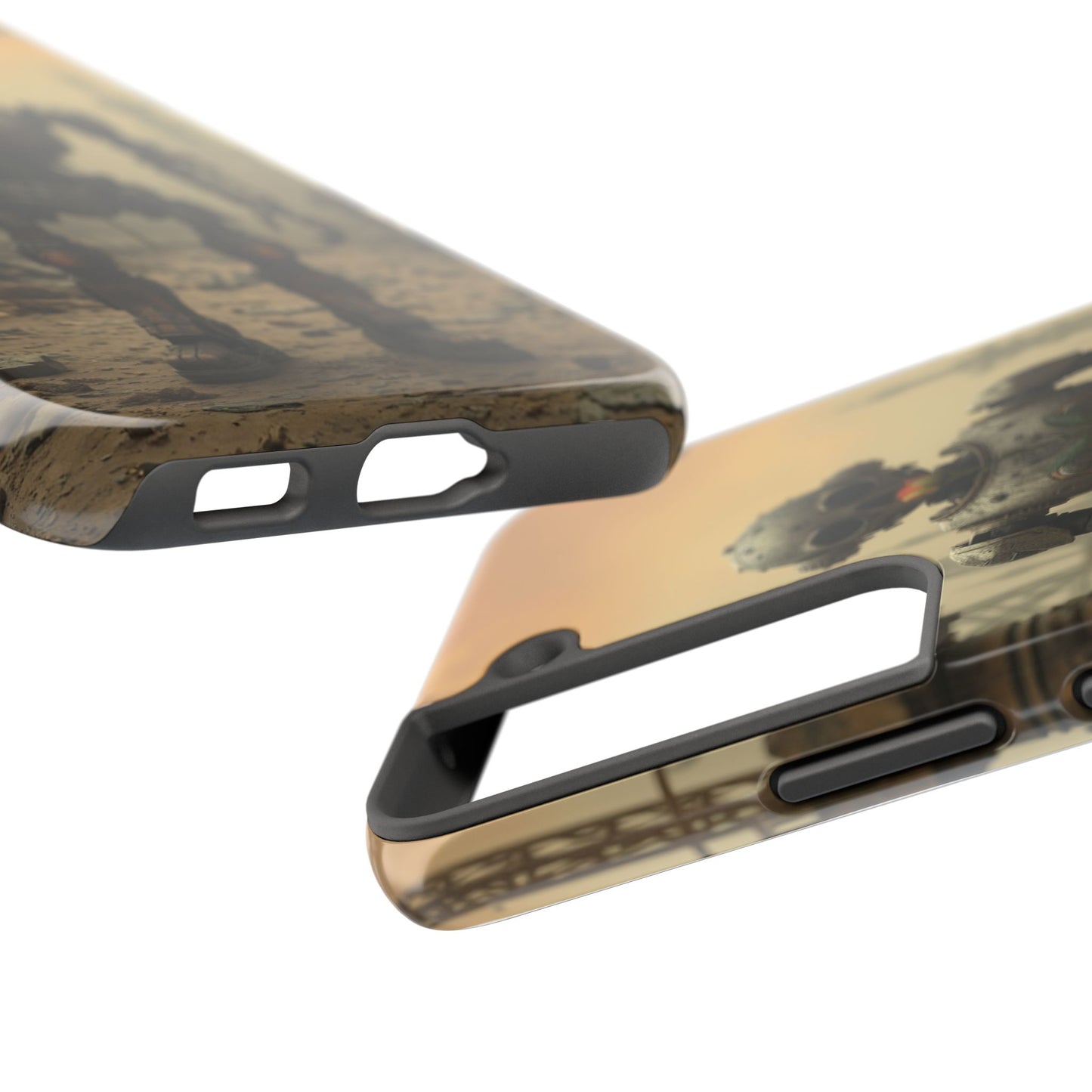 Robotic Sentinel Tough Phone Case - Durable Protector for Sci-Fi Lovers
