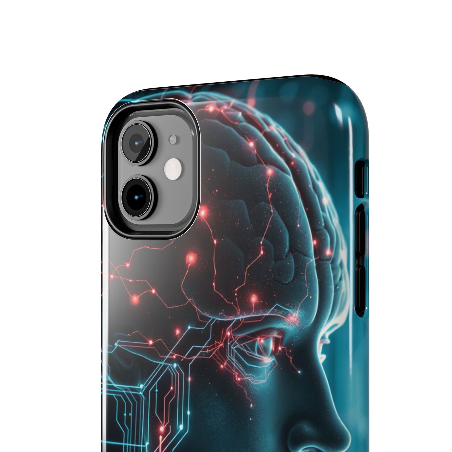 Futuristic Brain Design Tough Phone Case