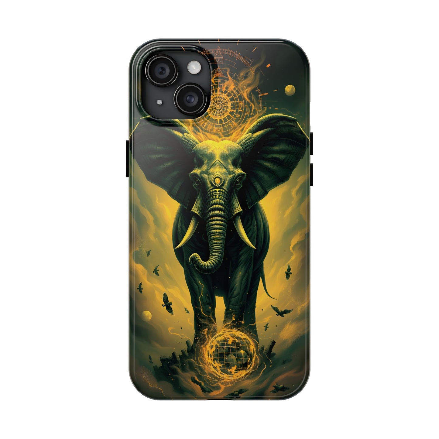 Majestic Elephant Clouds Tough Phone Case - Durable Protection with Bold Design - for iPhone