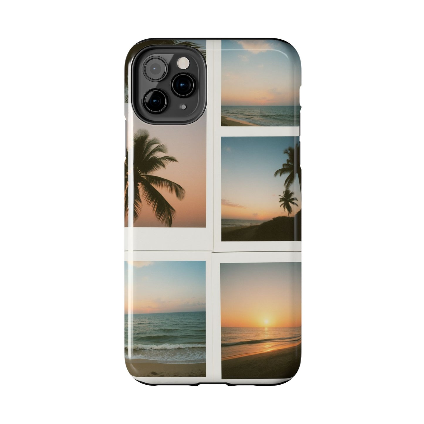 Tropical Sunset Tough Phone Case - Beach Vibes for Summer Adventures