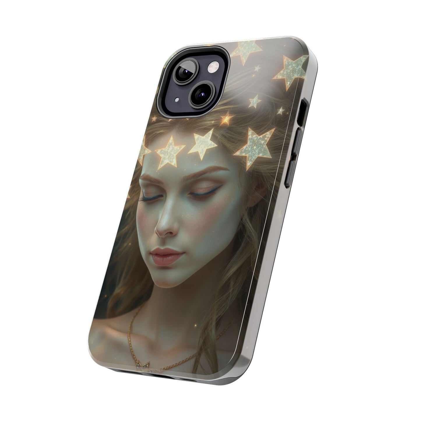 Celestial Dream Tough Phone Case - Artistic Starry Design for Style Enthusiasts