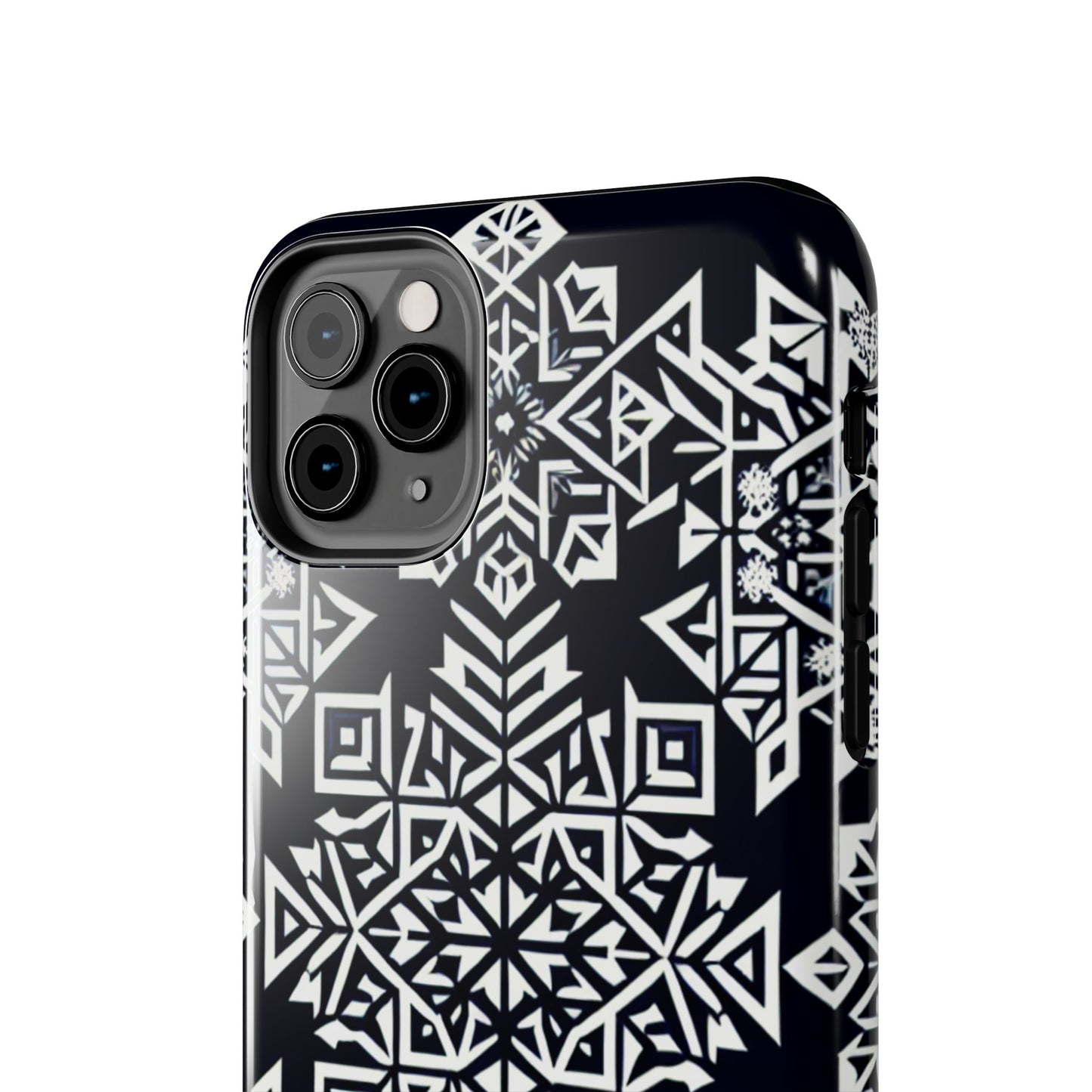 Winter Wonderland Tough Phone Case - Digital Snowflake - for iPhone