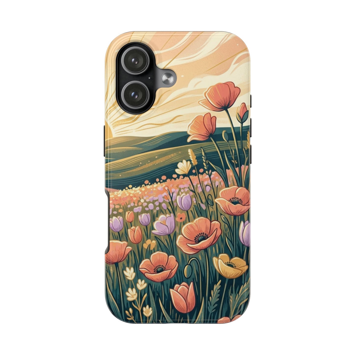 Floral Sunrise iPhone Case — Land of Flowers Design