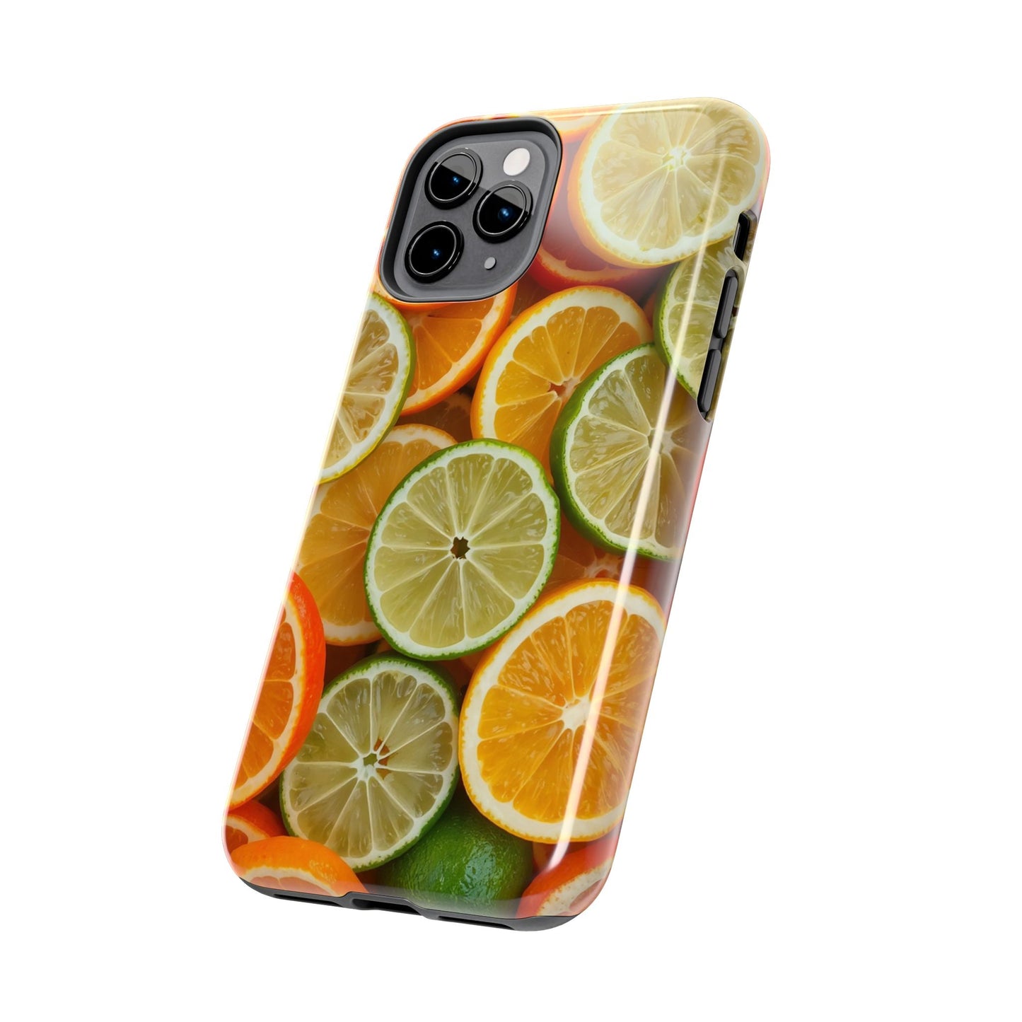 Citrus Slice Tough Phone Case – Vibrant Fruit Design for Summer Fun