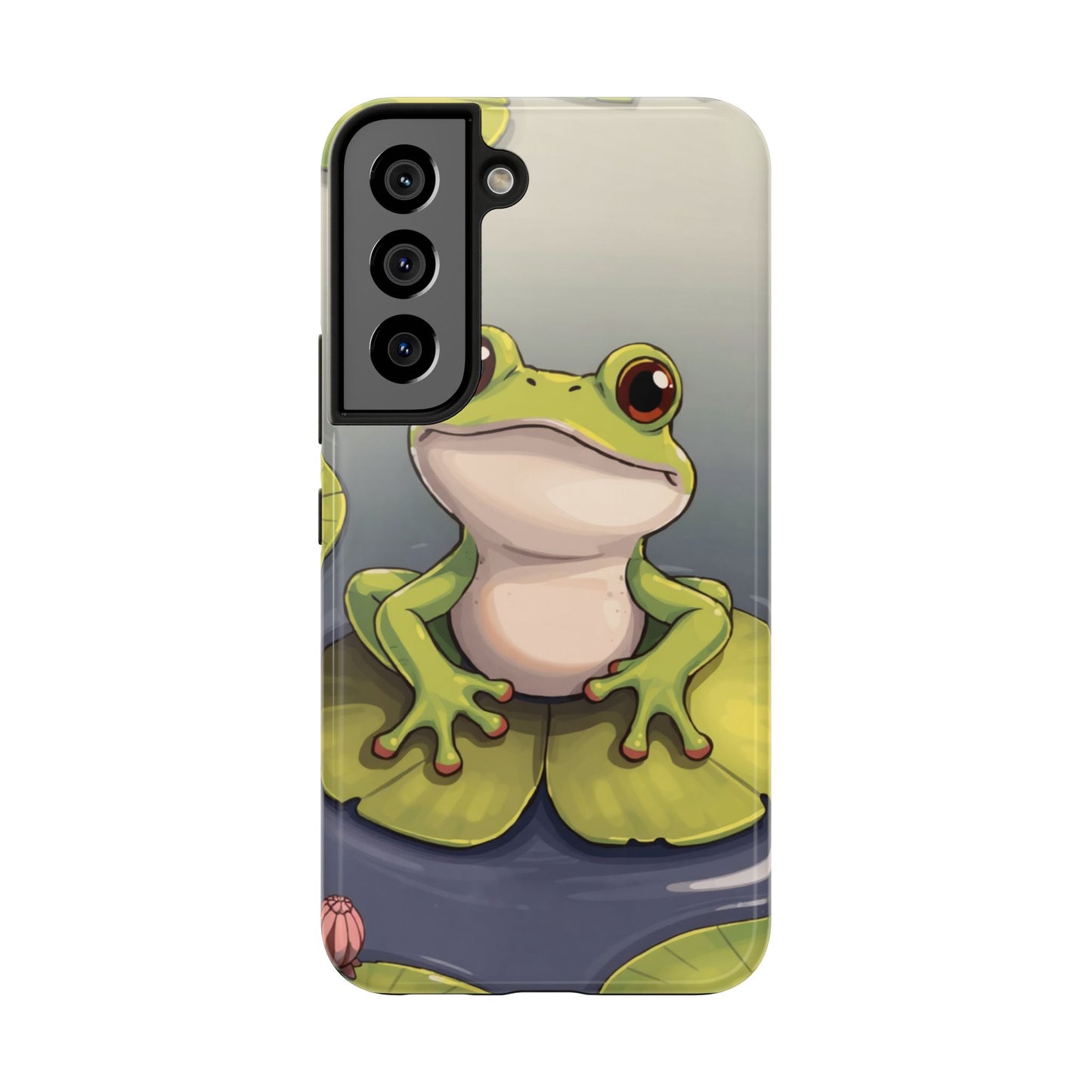 Cute Frog Tough Phone Case - Durable Protection with Nature Vibe