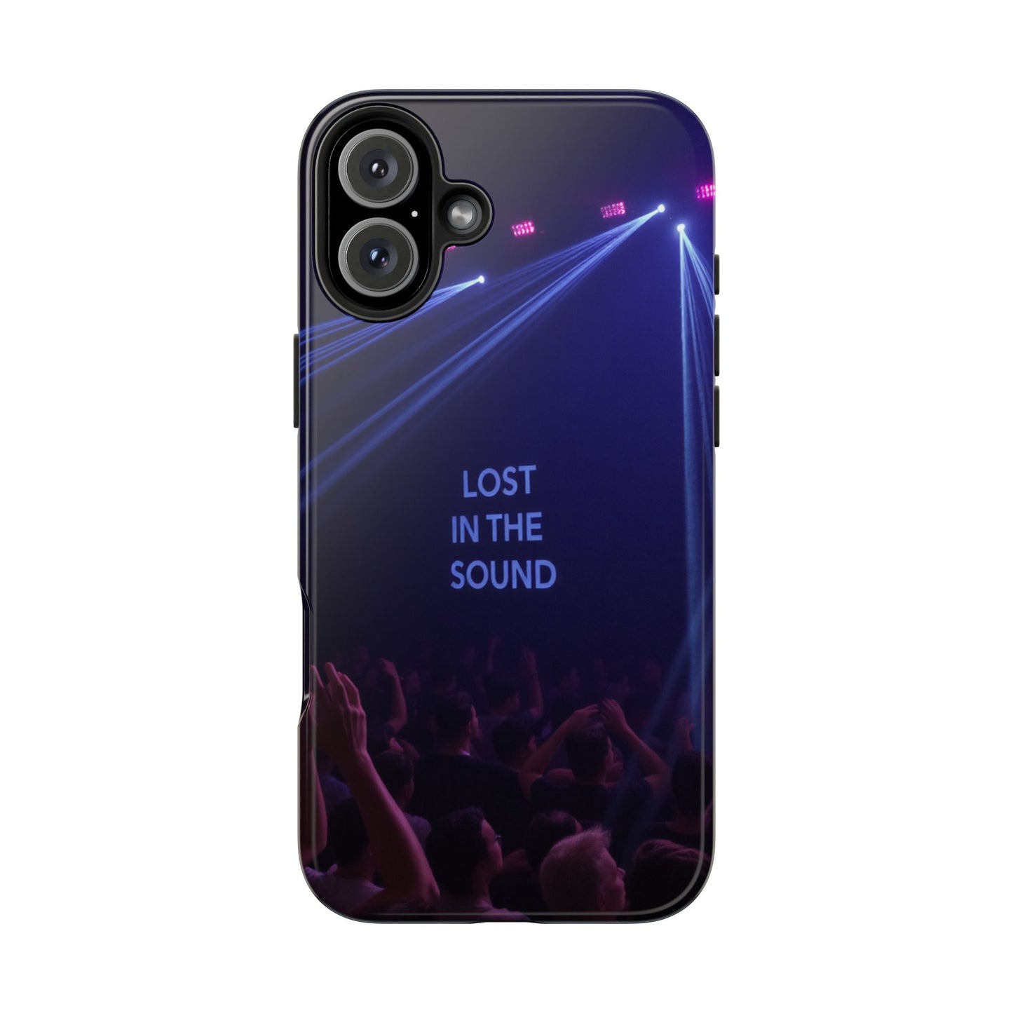 Vibrant Tough Phone Case - 'Lost in the Sound' Design for Music Lovers
