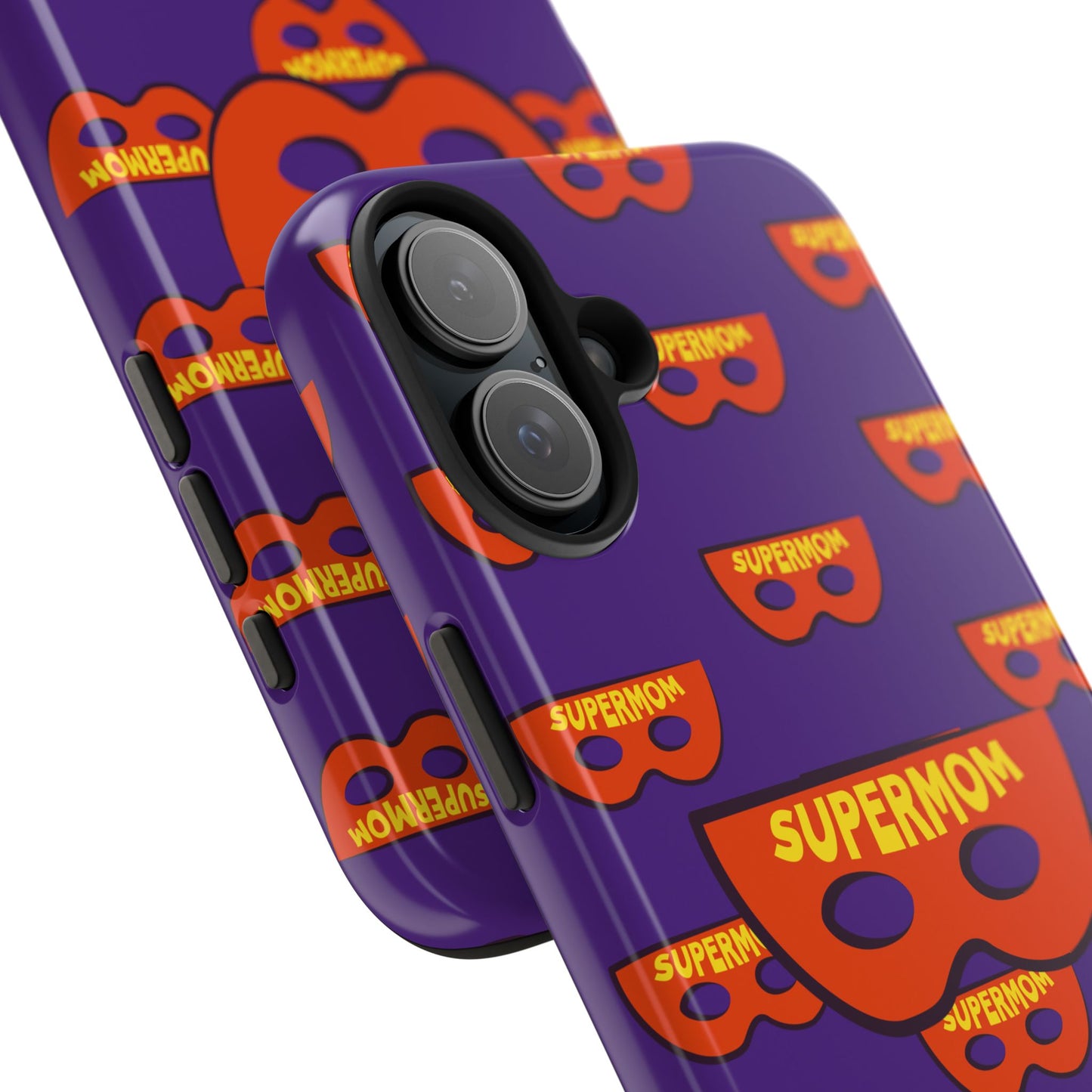 Supermom Tough Phone Case - Durable Protection with Fun Design - for iPhone