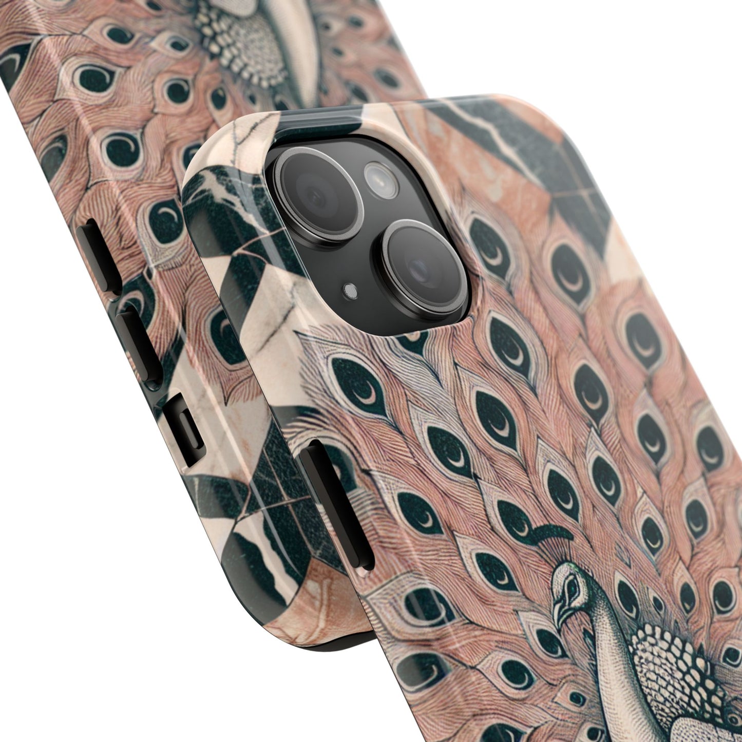 Peacock Tough Phone Case | Stylish & Durable Artwork - for iPhone