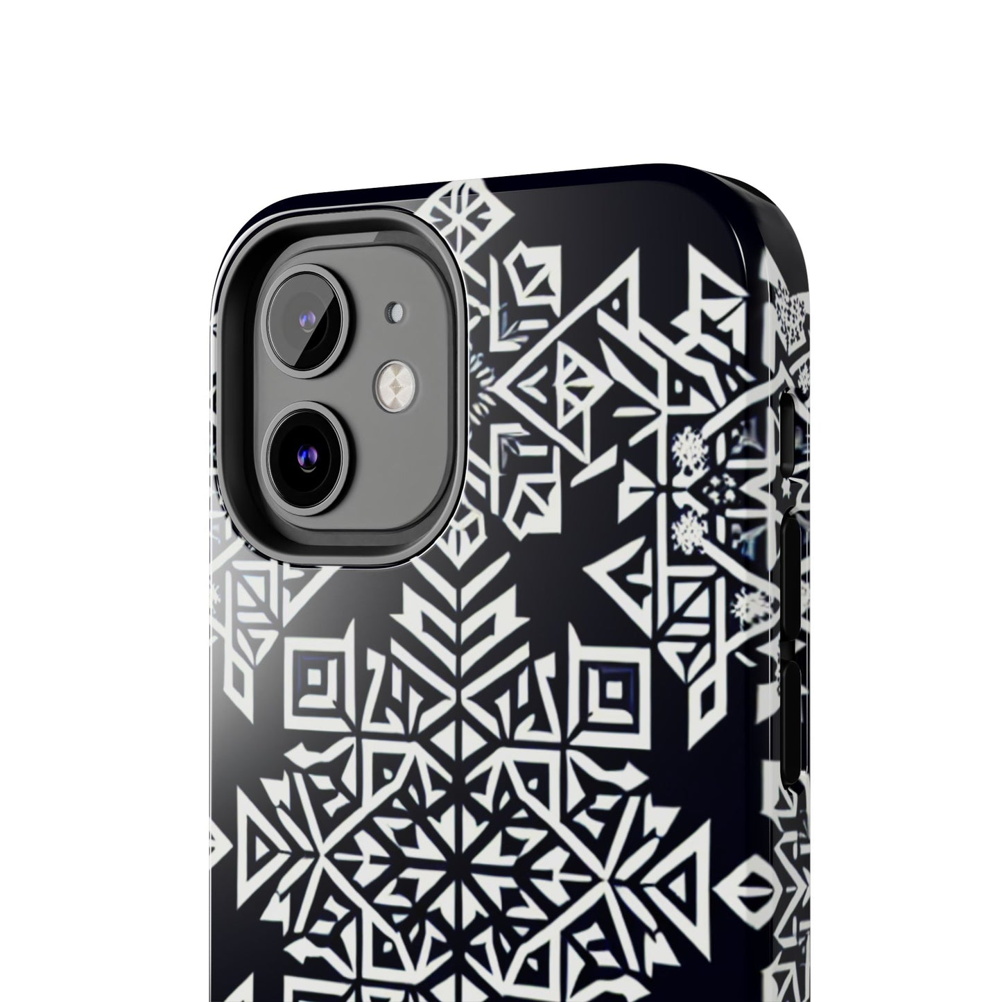 Winter Wonderland Tough Phone Case - Digital Snowflake - for iPhone