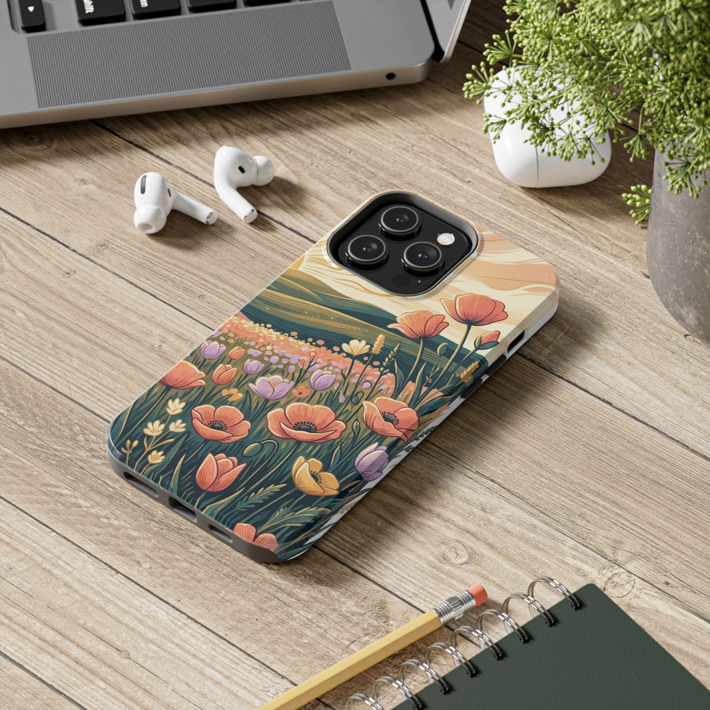 Floral Sunrise iPhone Case — Land of Flowers Design