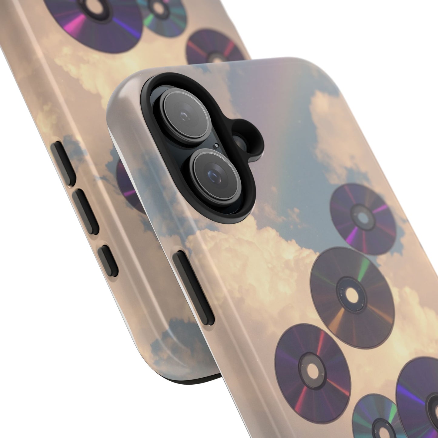 Vibrant Cloud CD Tough Phone Case - Durable and Stylish