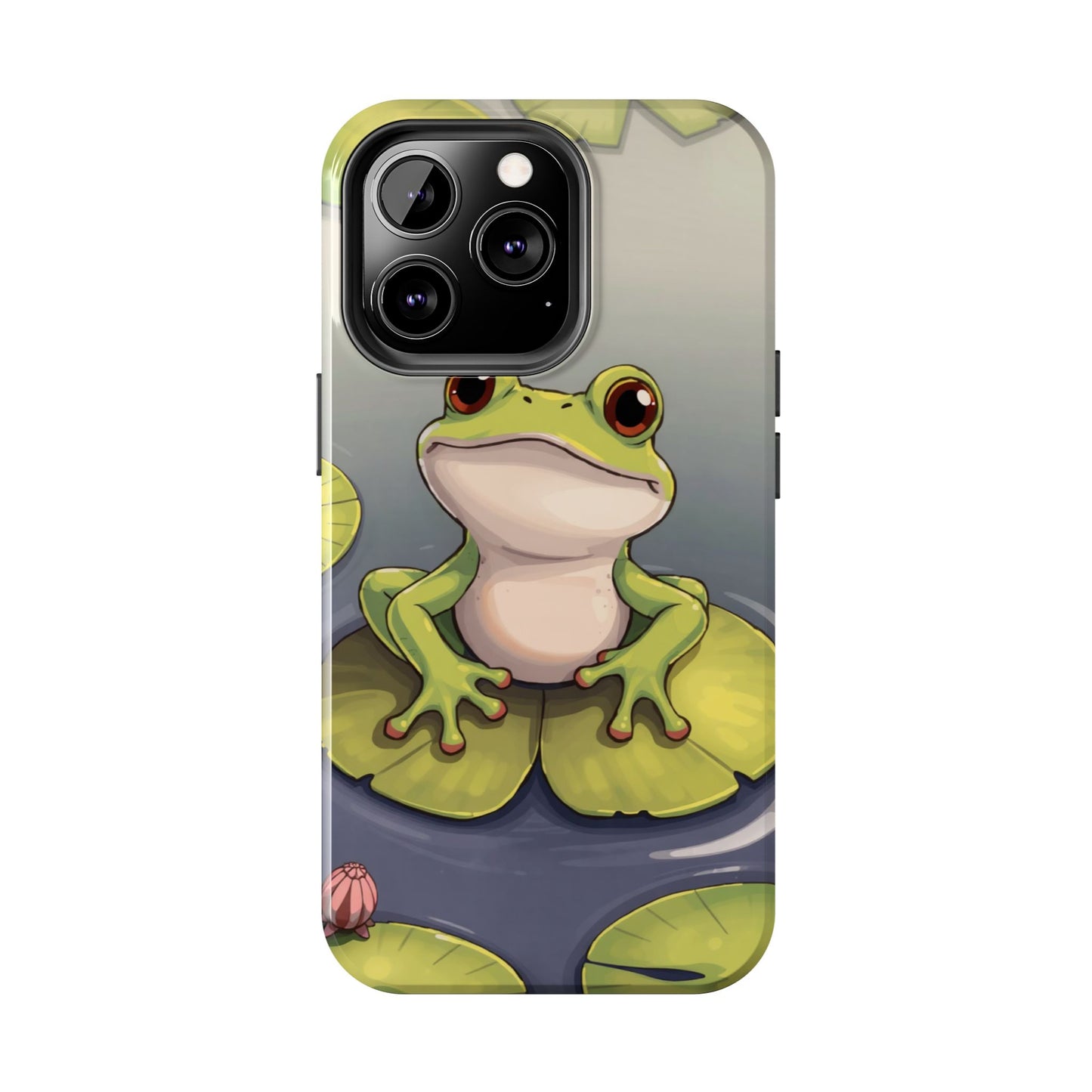 Cute Frog Tough Phone Case - Durable Protection with Nature Vibe