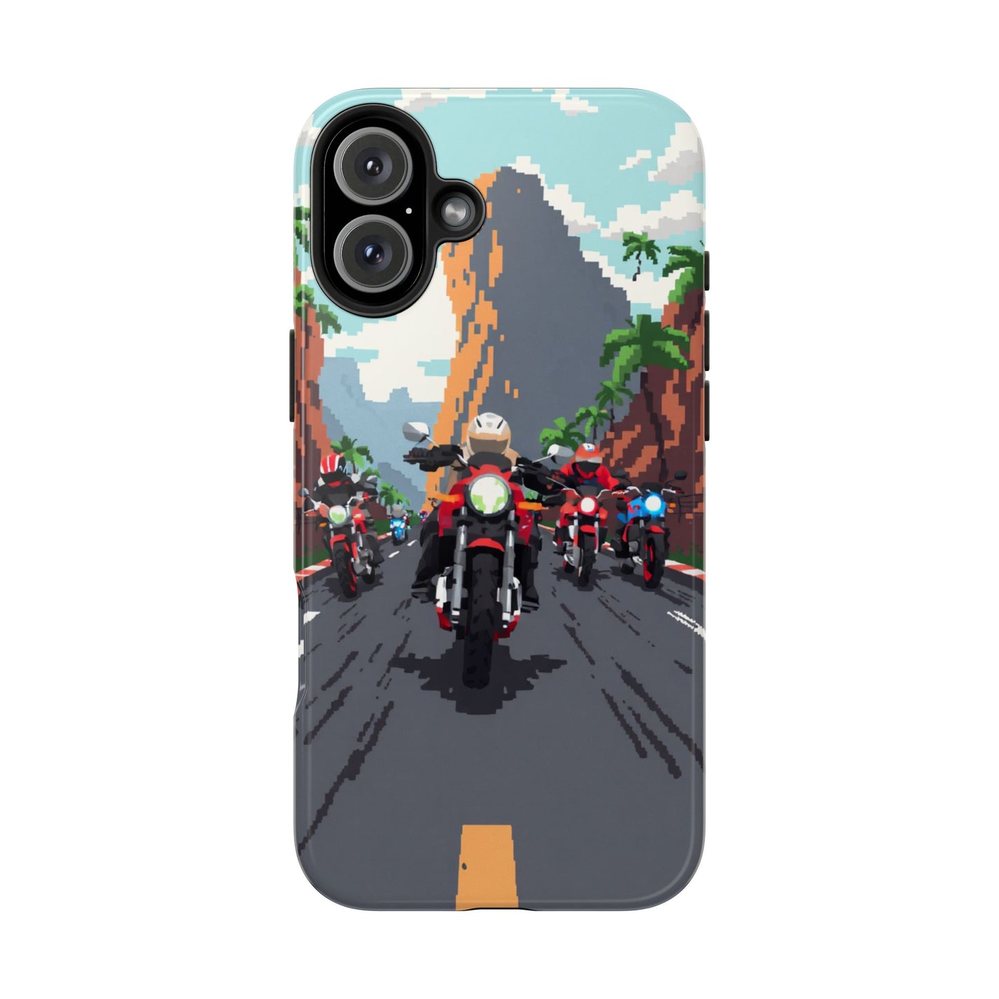 Retro Biker Tough Phone Case - Perfect for Motorcycle Lovers