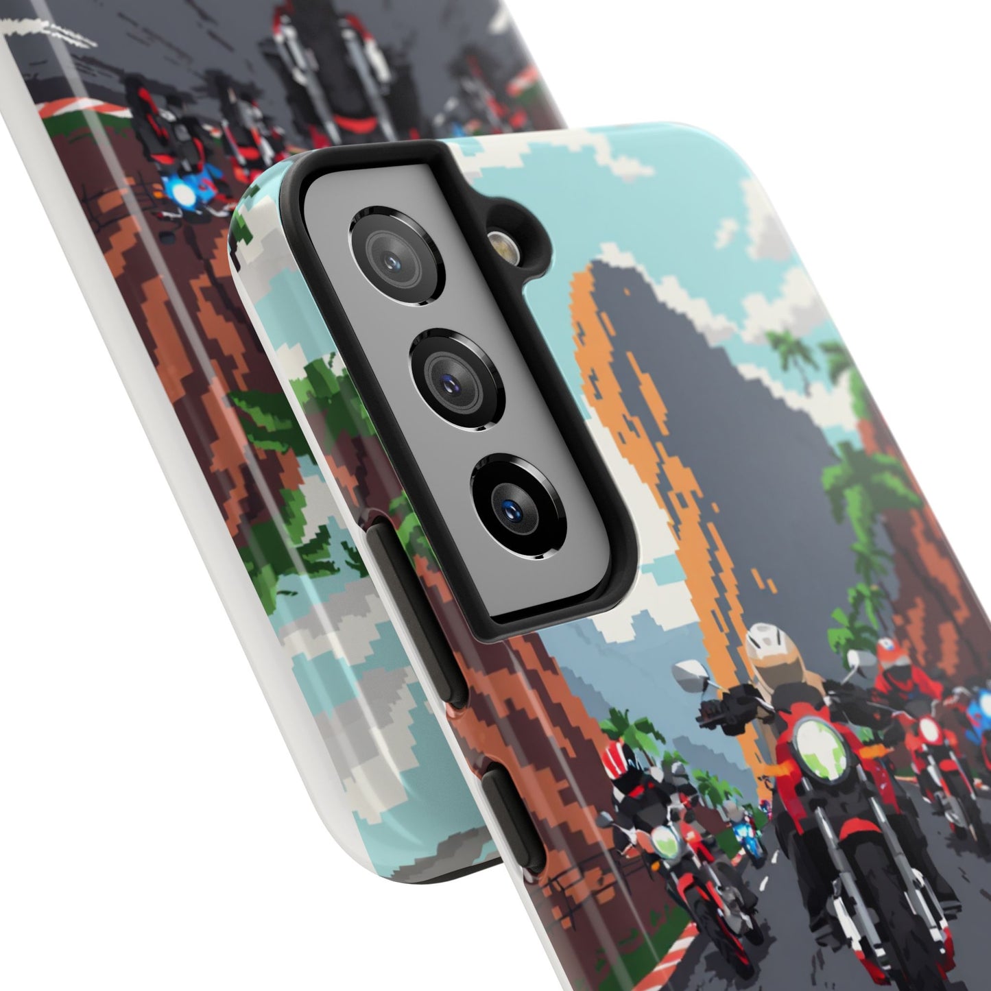 Retro Biker Tough Phone Case - Perfect for Motorcycle Lovers