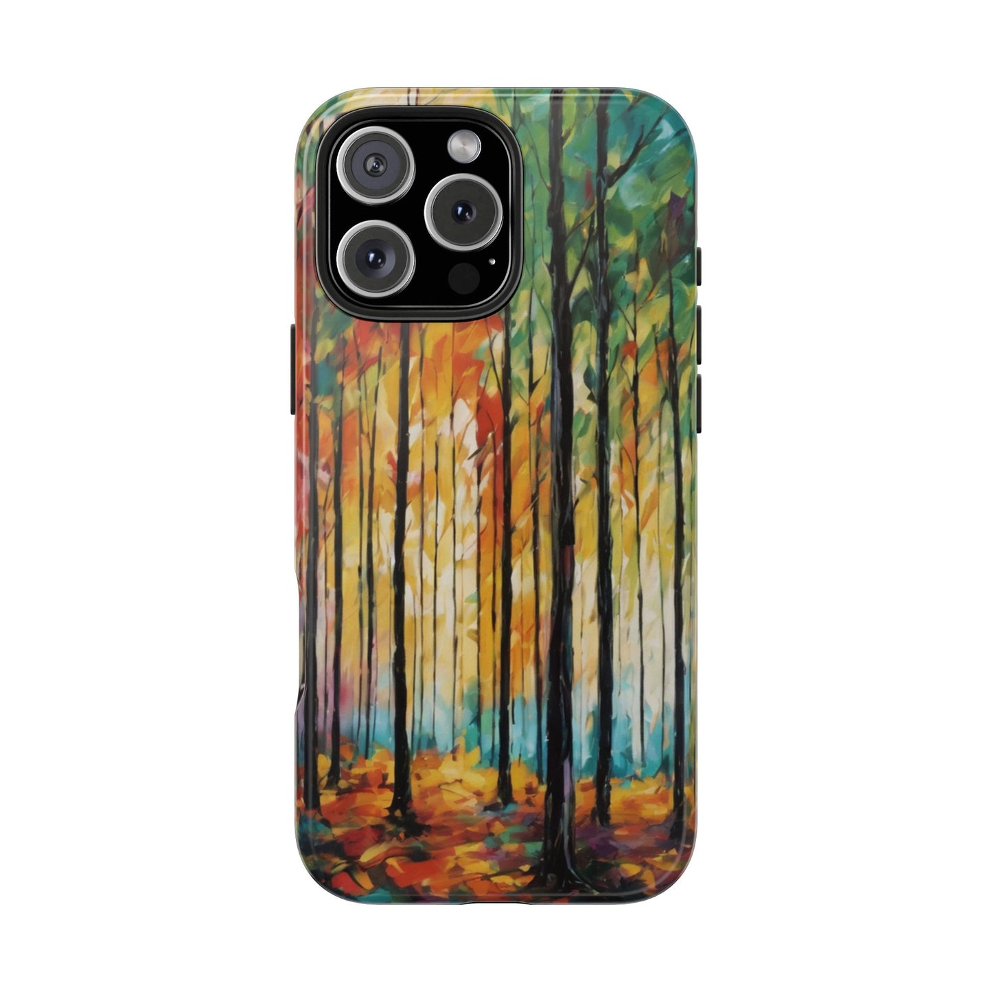 Autumn Forest Tough Phone Case - Colorful Nature Design - for iPhone