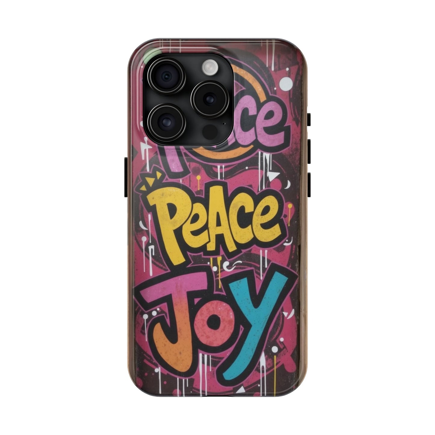 Colorful Peace Joy Tough Phone Case
