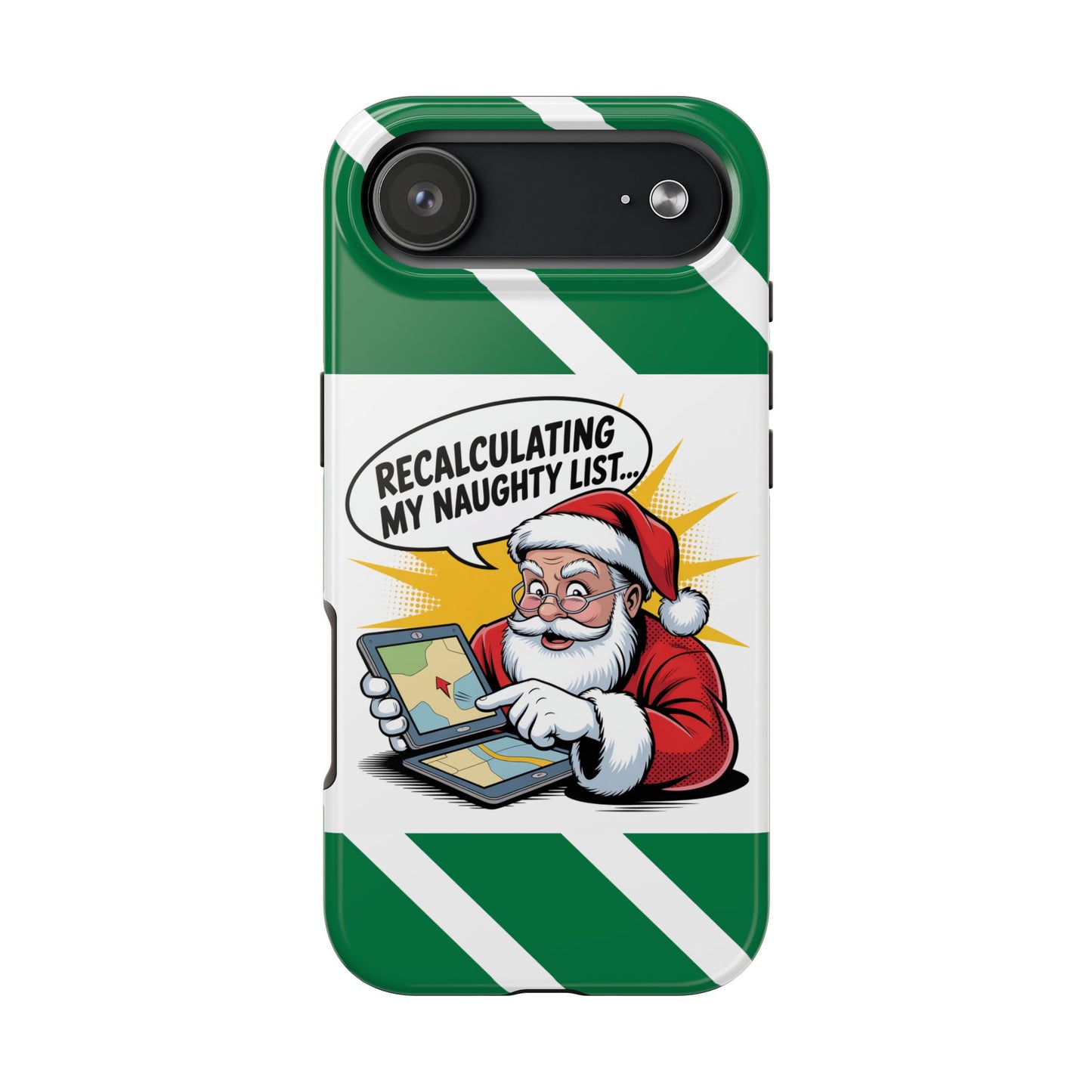 Santa Naughty List Phone Case - Tough & Fun Holiday Protection