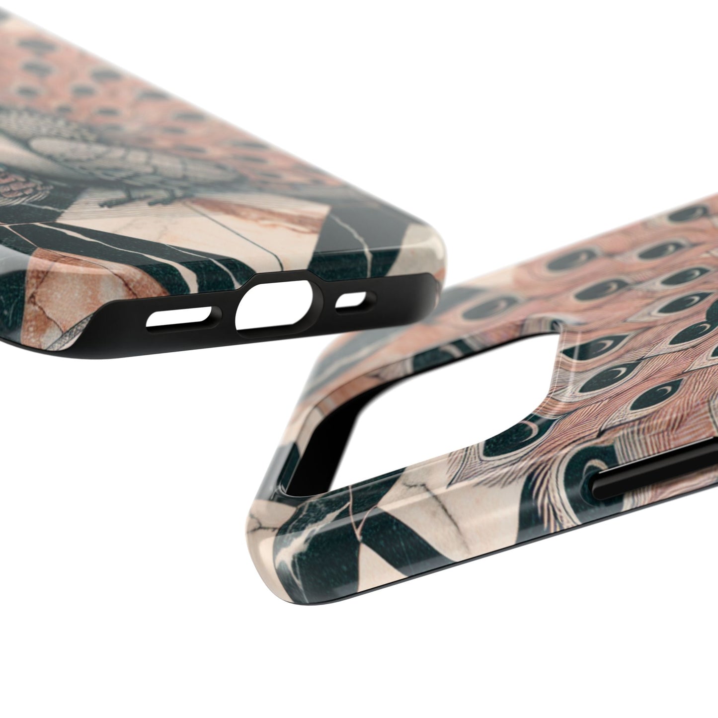 Peacock Tough Phone Case | Stylish & Durable Artwork - for iPhone