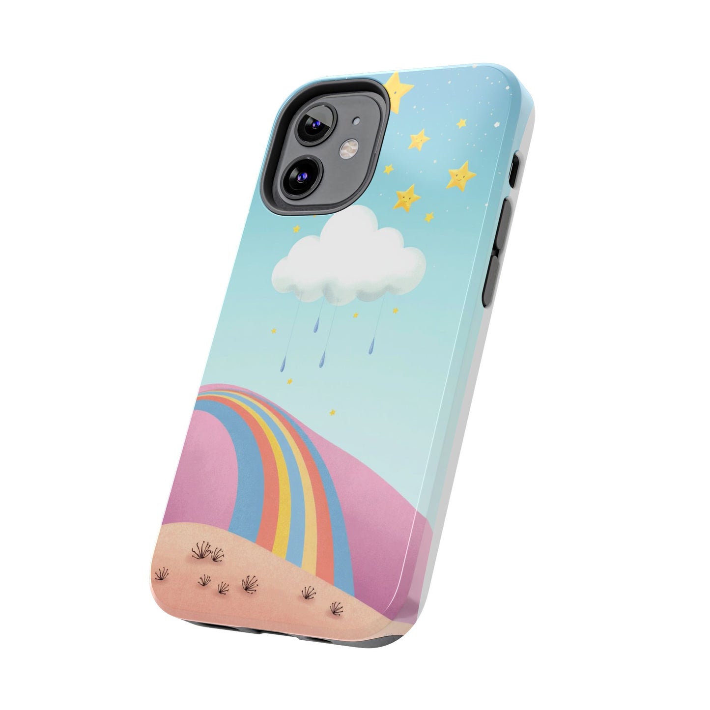 Colorful Rainbow Phone Case - Durable Tough Design for Adventurers