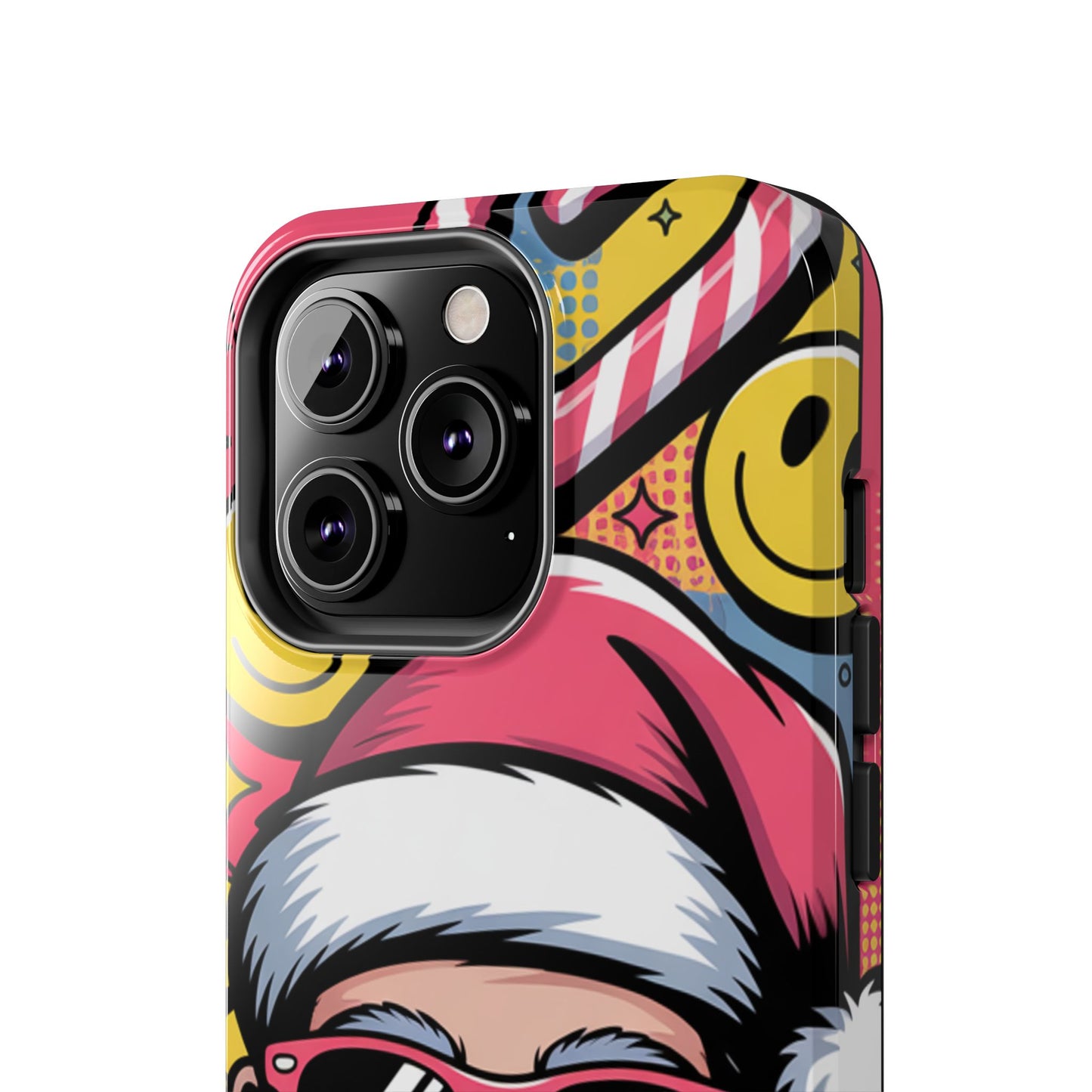 Pop Art Santa Sunglasses Tough Phone Case for Holiday Vibes