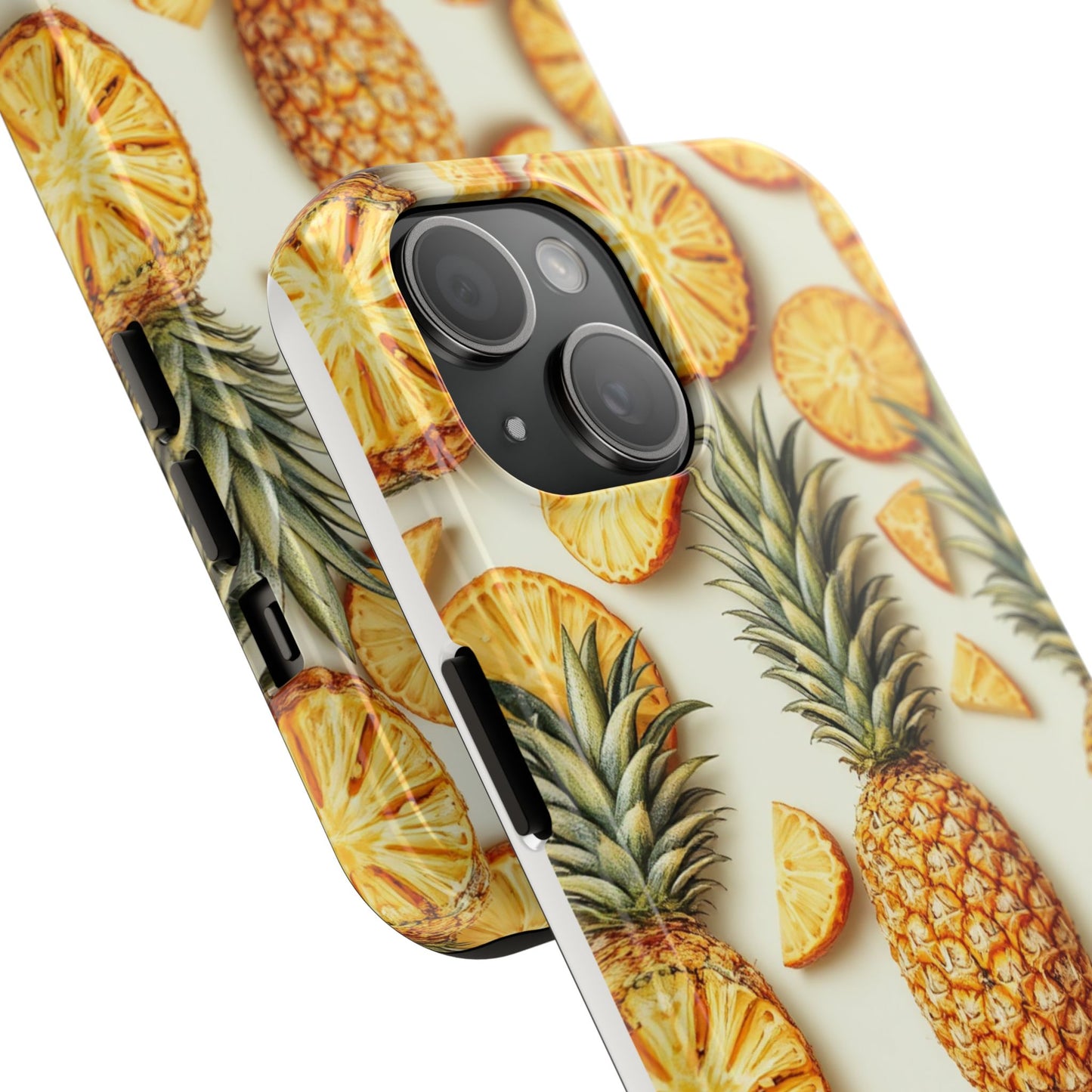 Tropical Pineapple Phone Case - Tough Phone Protector for Summer Vibes