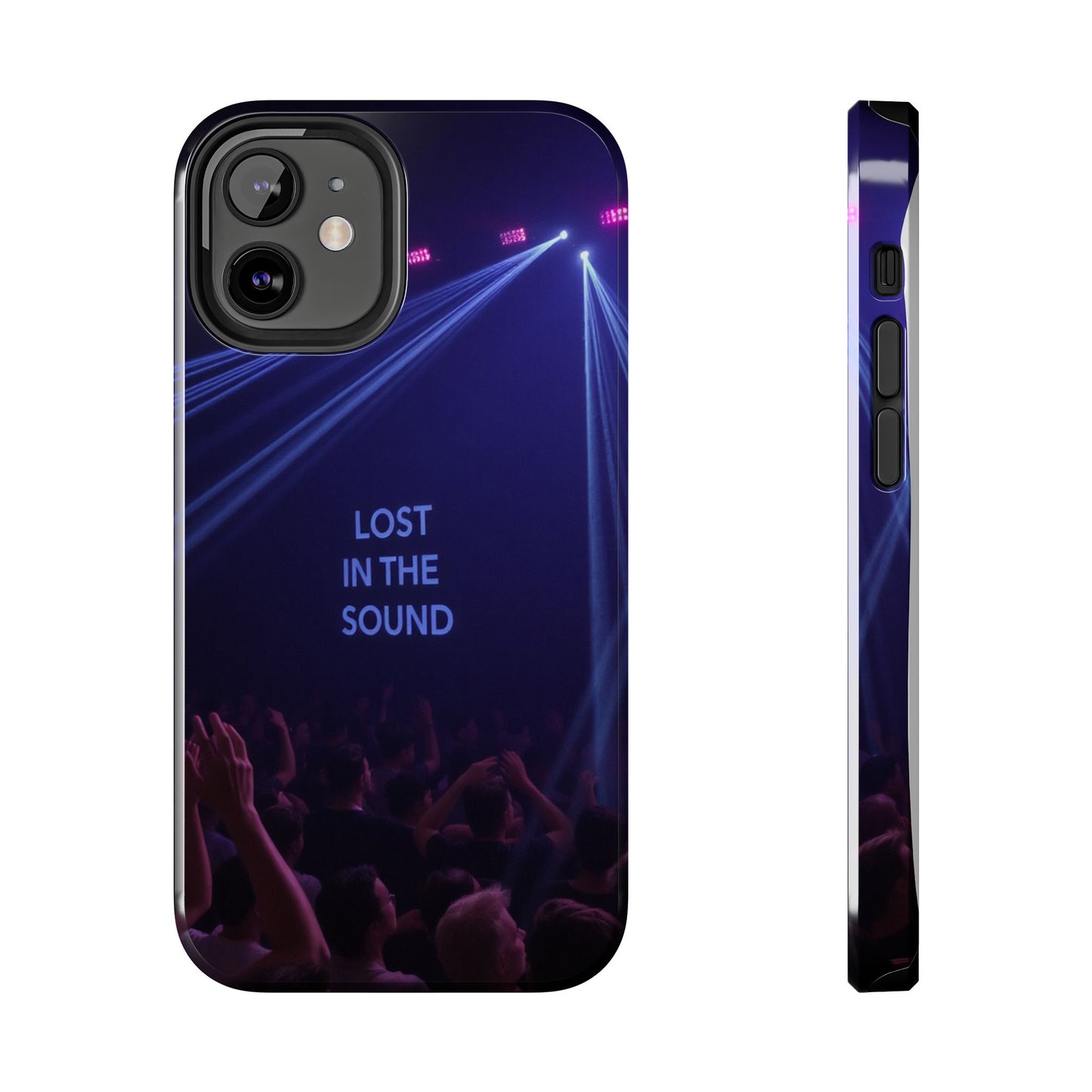 Vibrant Tough Phone Case - 'Lost in the Sound' Design for Music Lovers