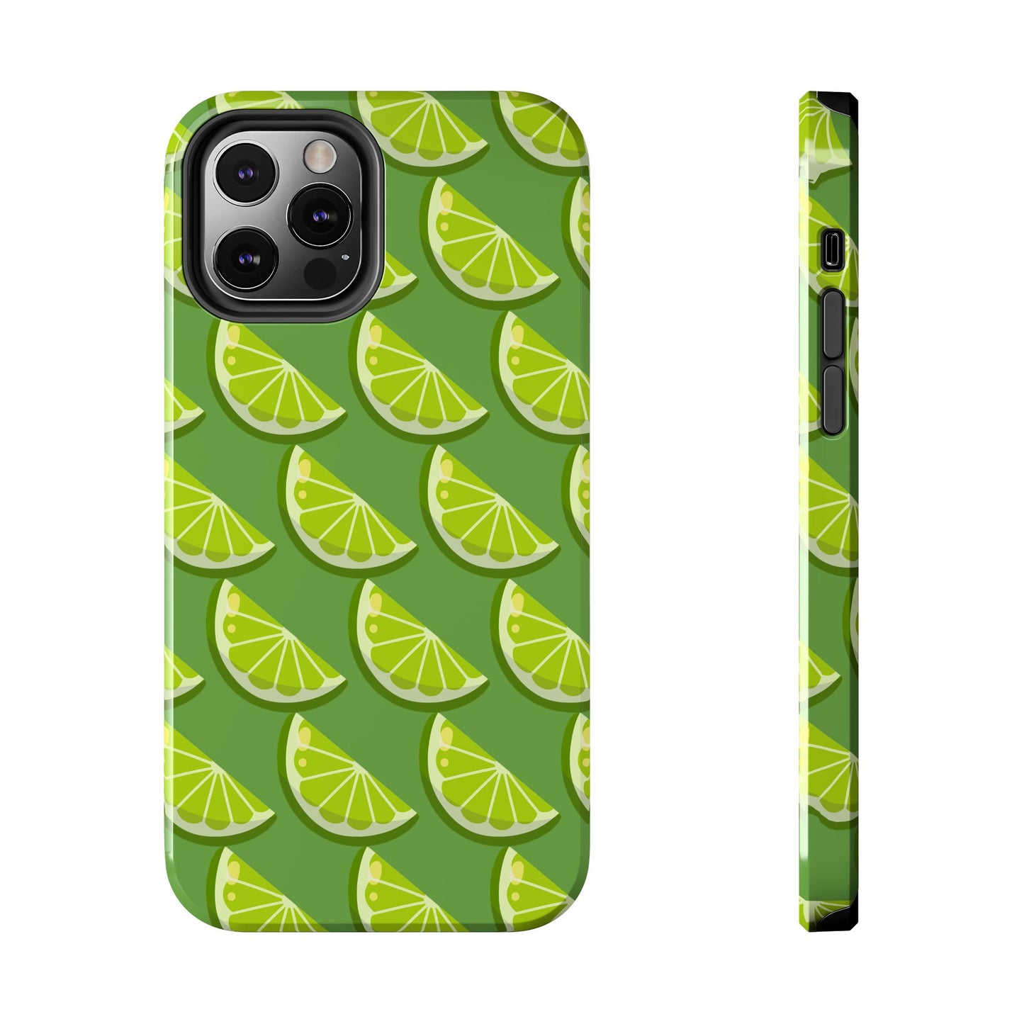 Lime Slice Tough Phone Case - Green Party - for iPhone