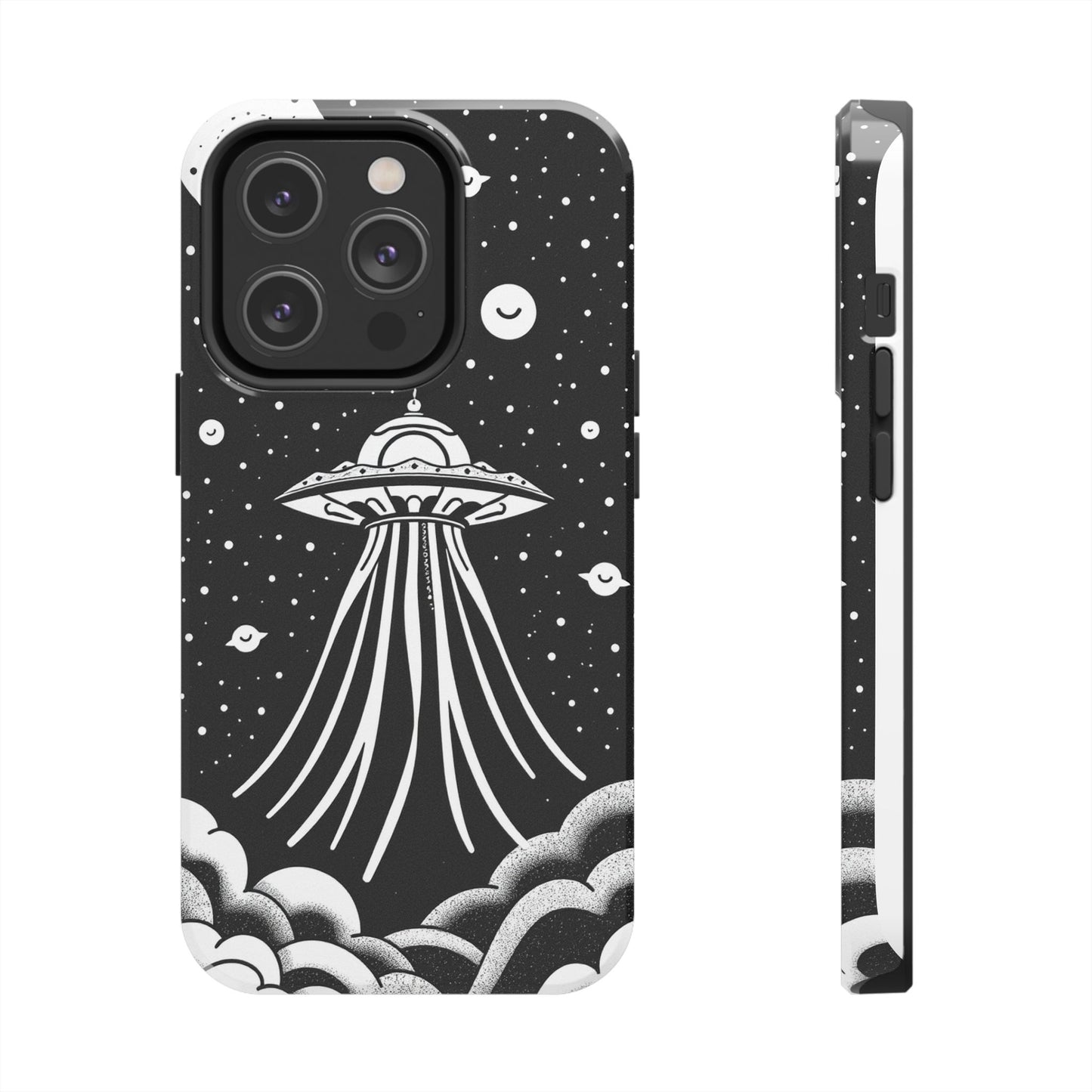 Galaxy UFO Tough Phone Case - Durable Protection with Unique Space Design